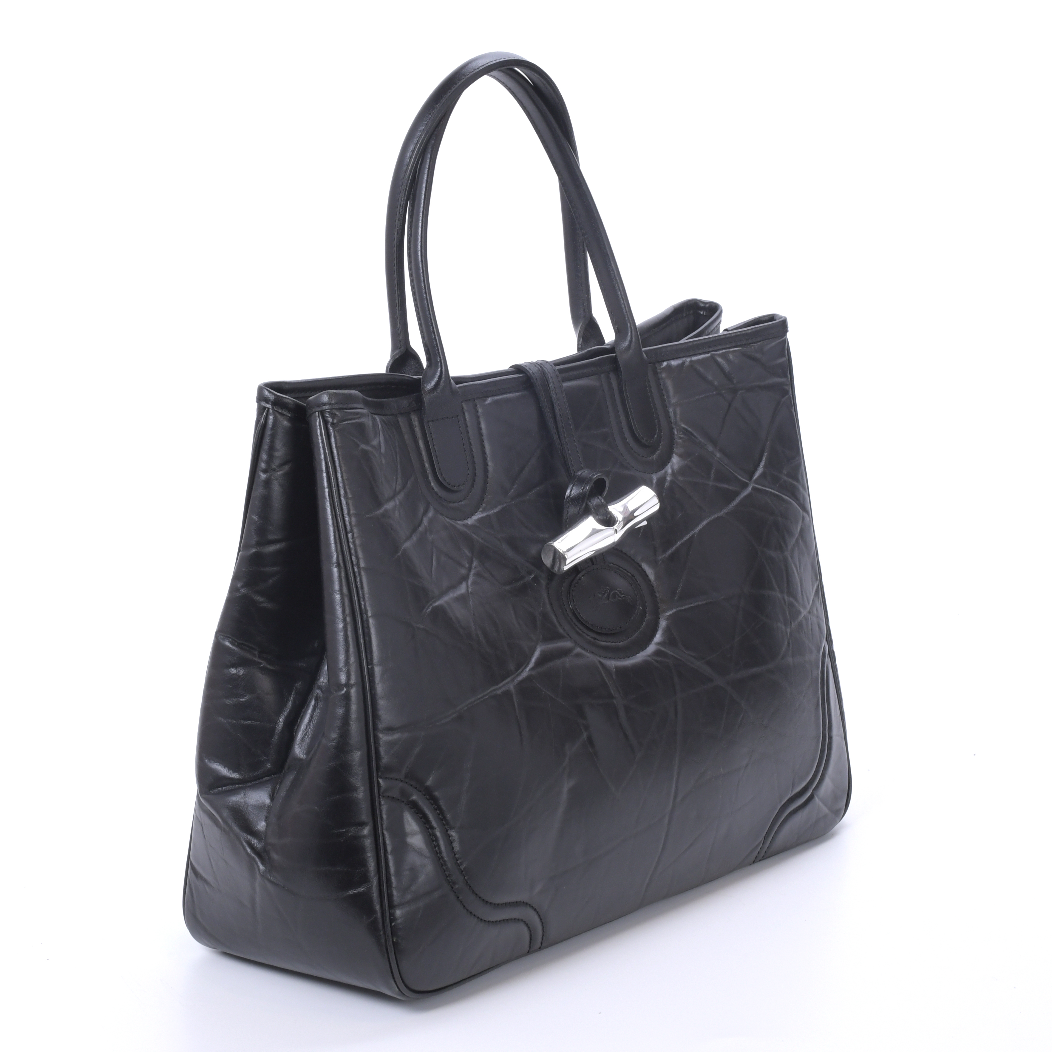 LONGCHAMP.   BOLSO MODELO "ROSEAU". 