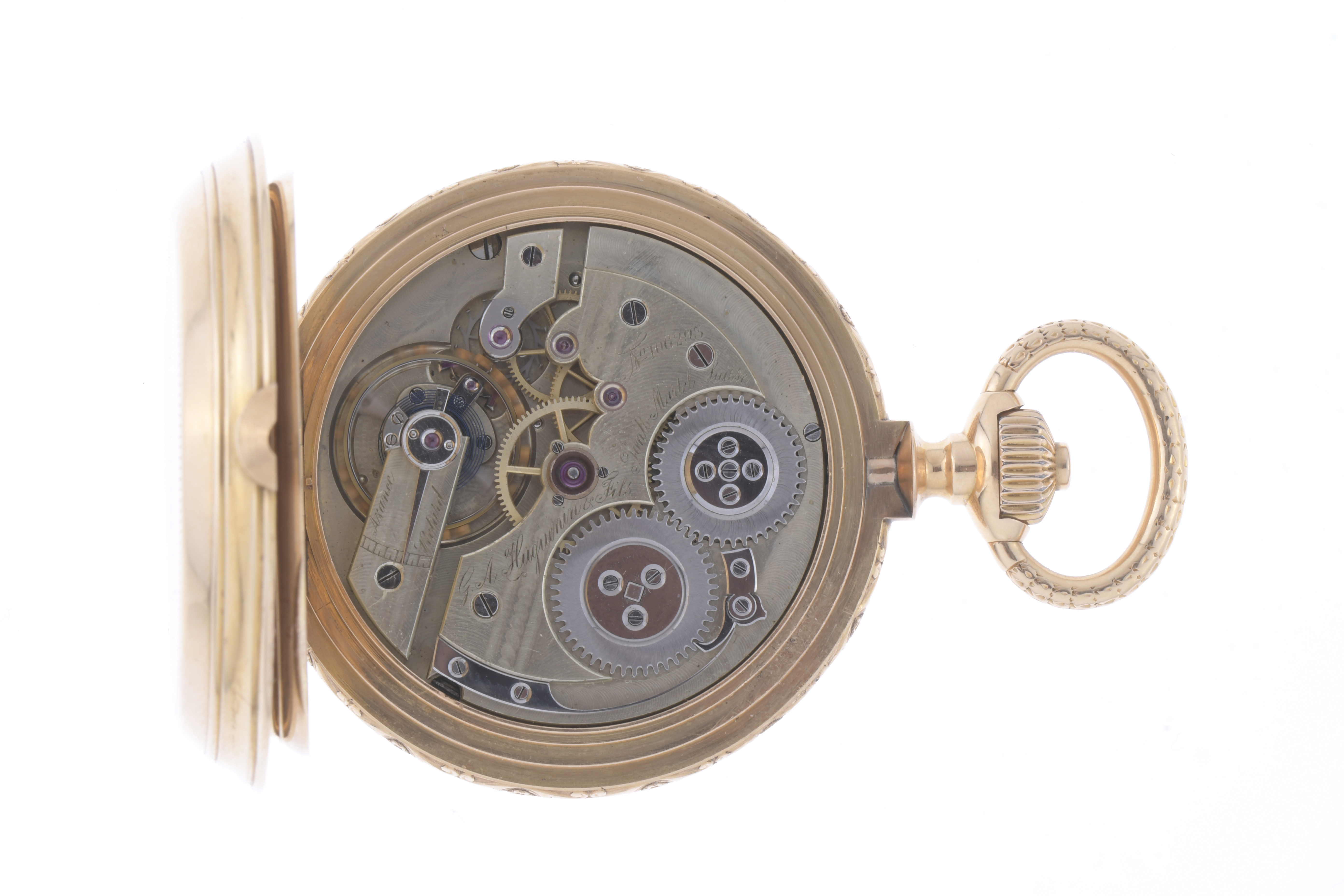 RELOJ DE BOLSILLO G.A. HUGUENIN & FILS, PONTS MARTEL.