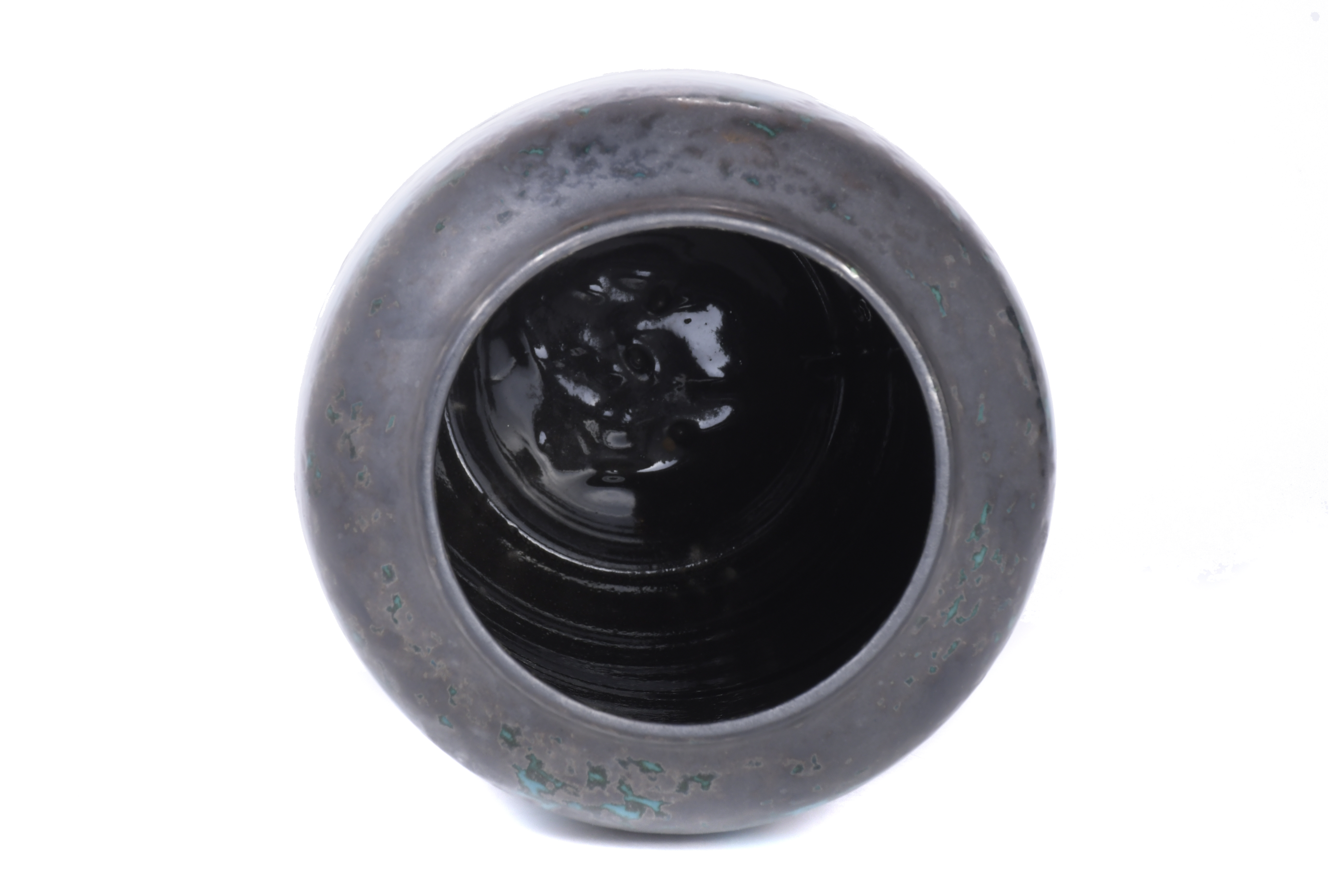 Jarrón en cerámica alemana Scheurich, circan 1960.