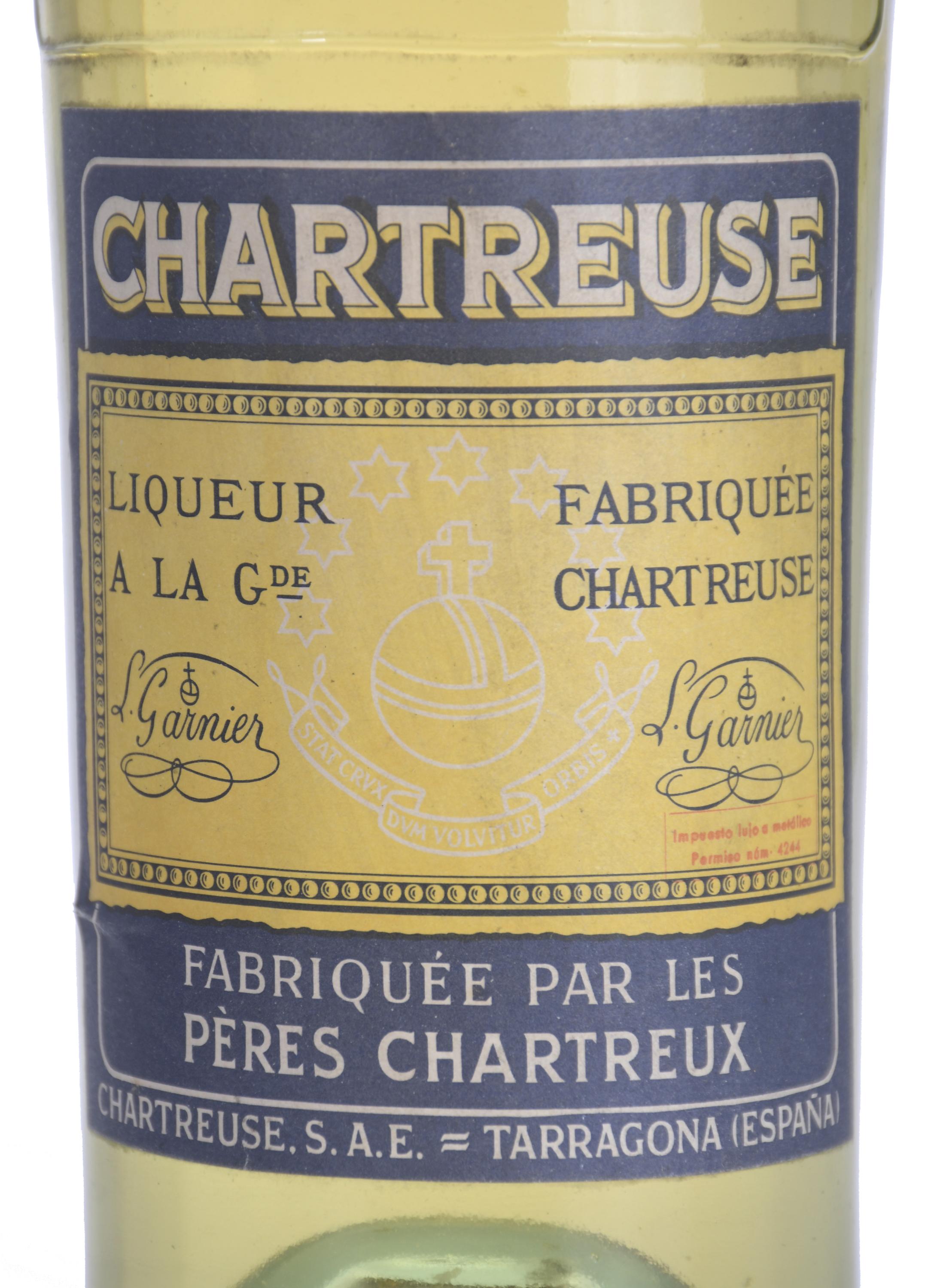 CHARTREUSE. BOTELLA DE COLECCIÓN, LICOR AMARILLO, 1959 - 19