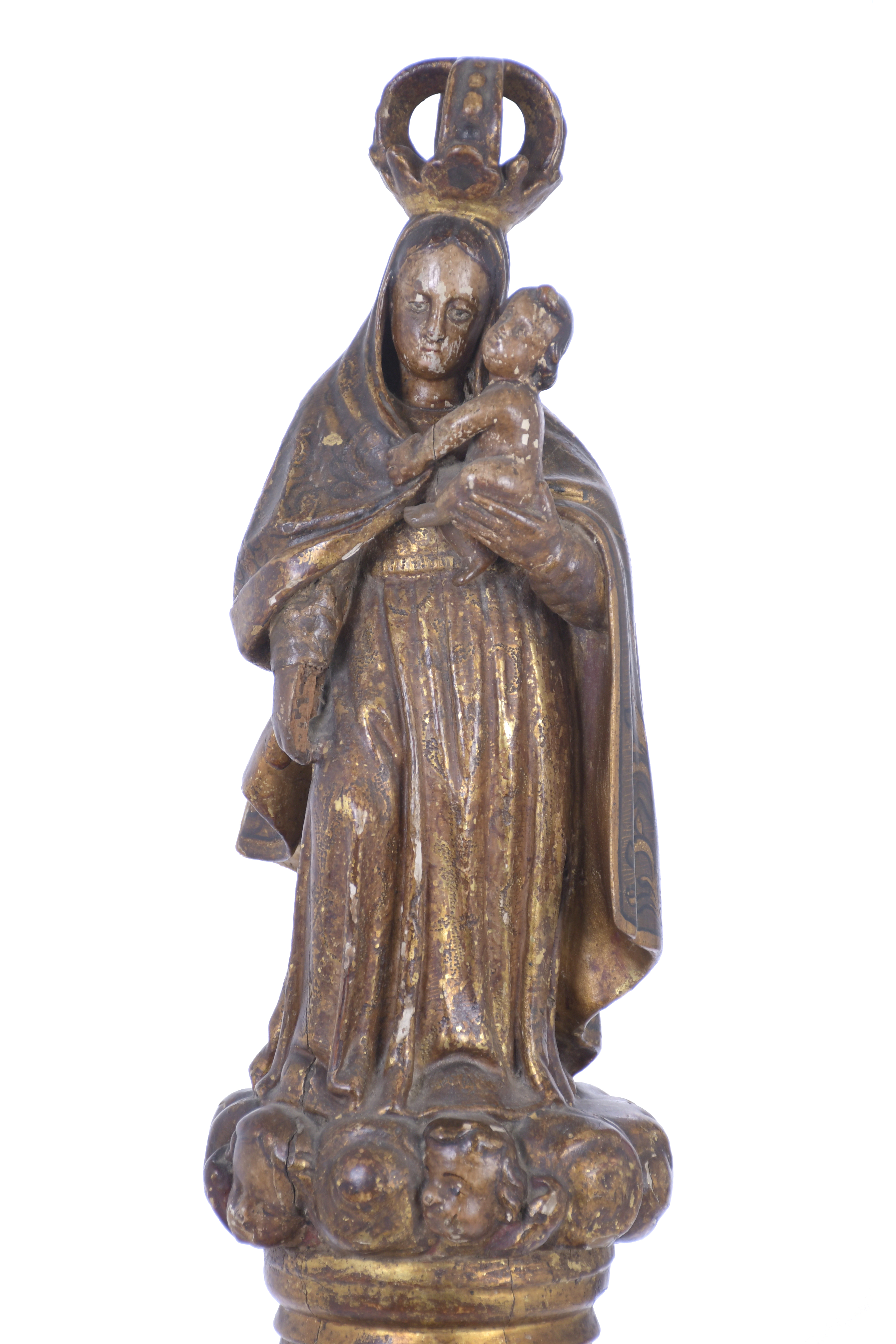 ESCUELA ESPAÑOLA, SIGLO XVIII. "Virgen del Pilar".