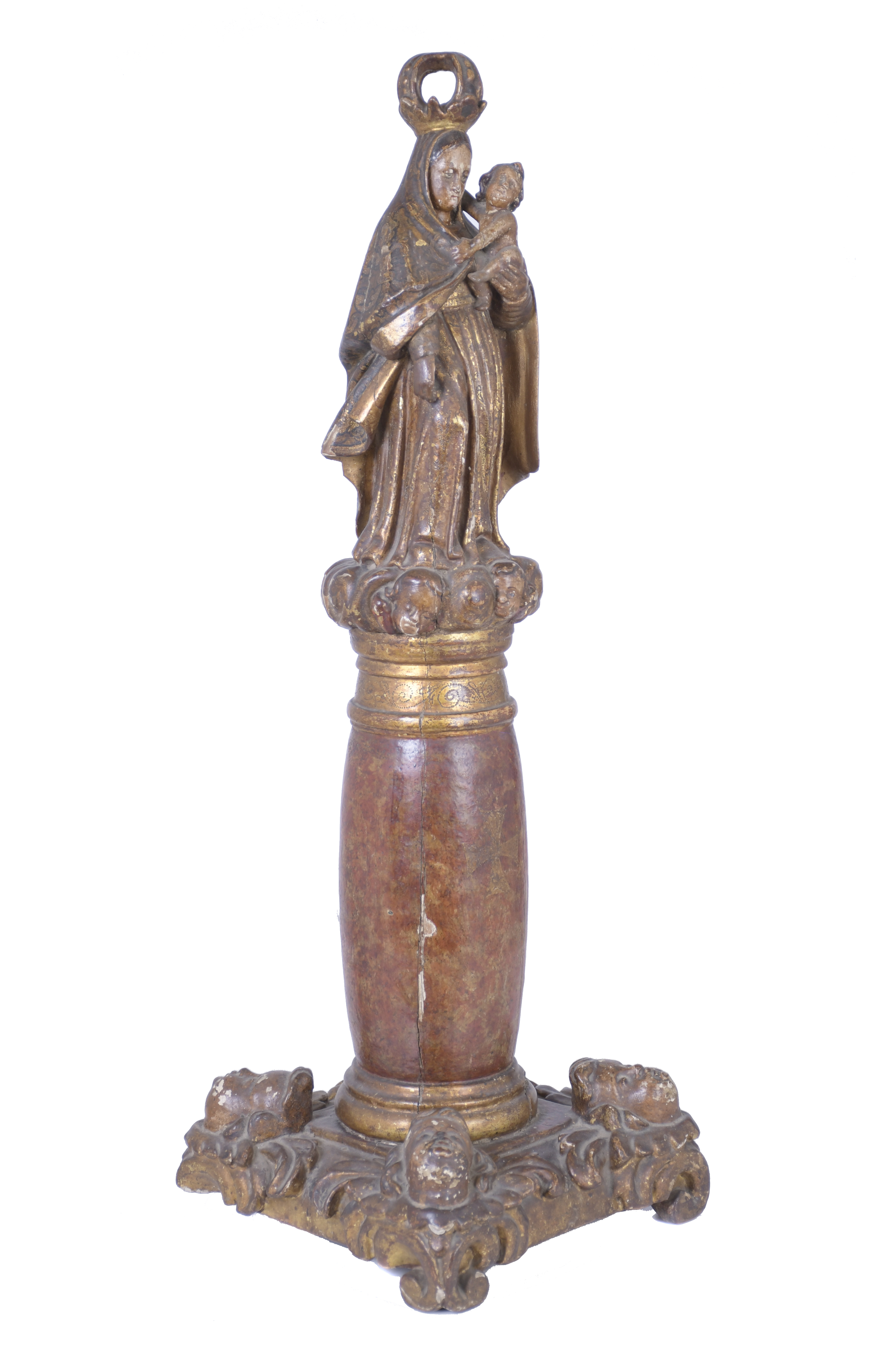 ESCUELA ESPAÑOLA, SIGLO XVIII. "Virgen del Pilar".