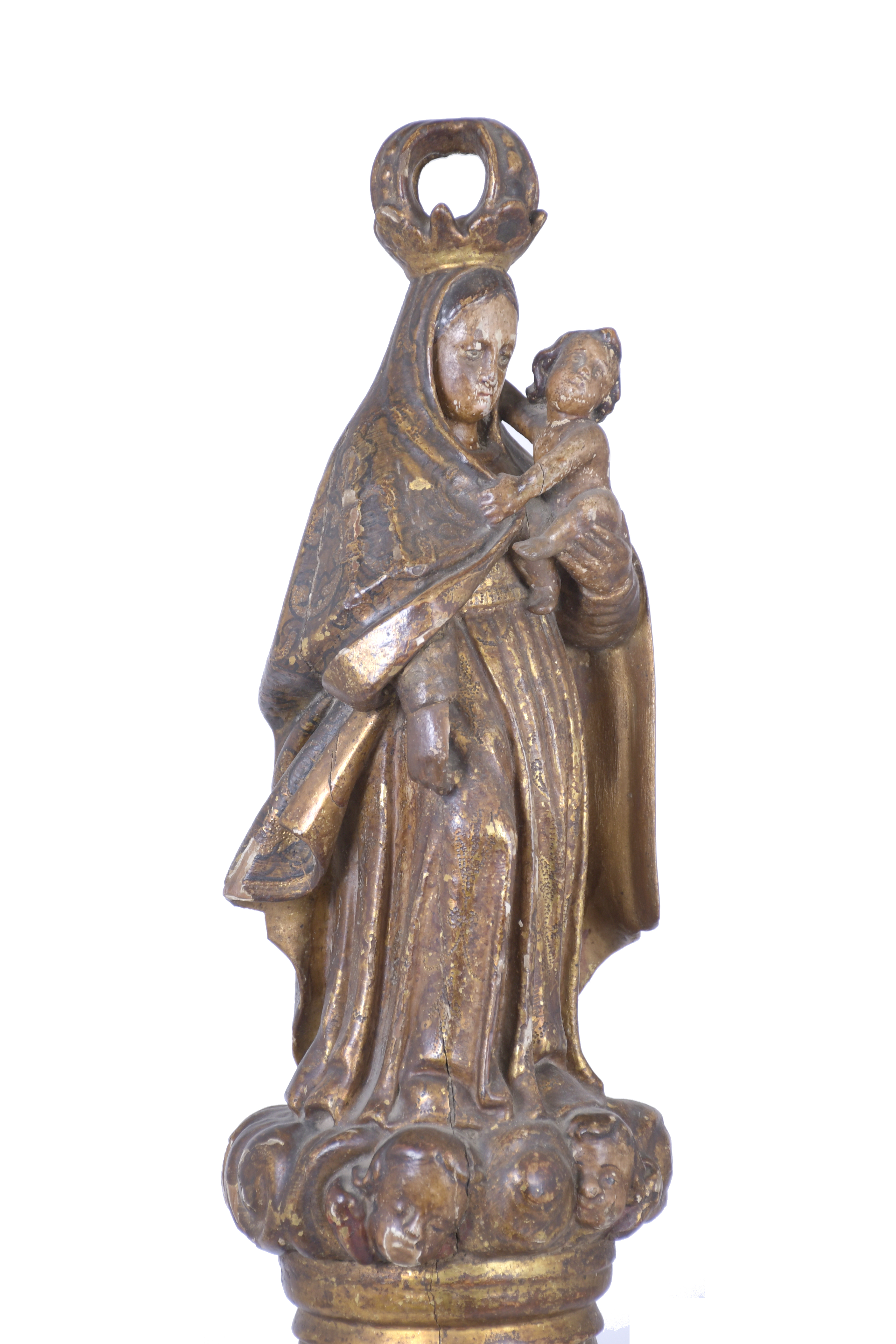 ESCUELA ESPAÑOLA, SIGLO XVIII. "Virgen del Pilar".