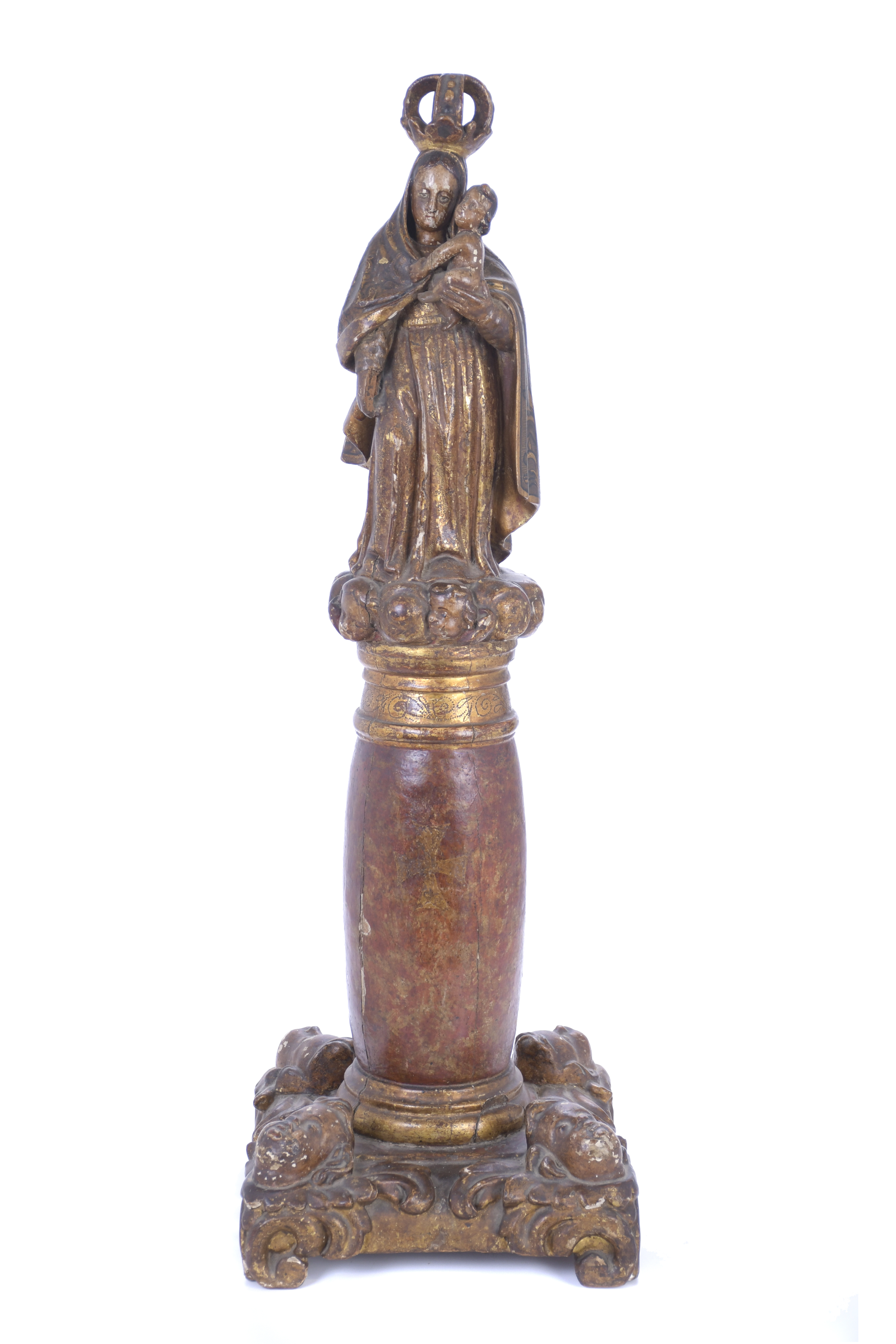 ESCUELA ESPAÑOLA, SIGLO XVIII. "Virgen del Pilar".