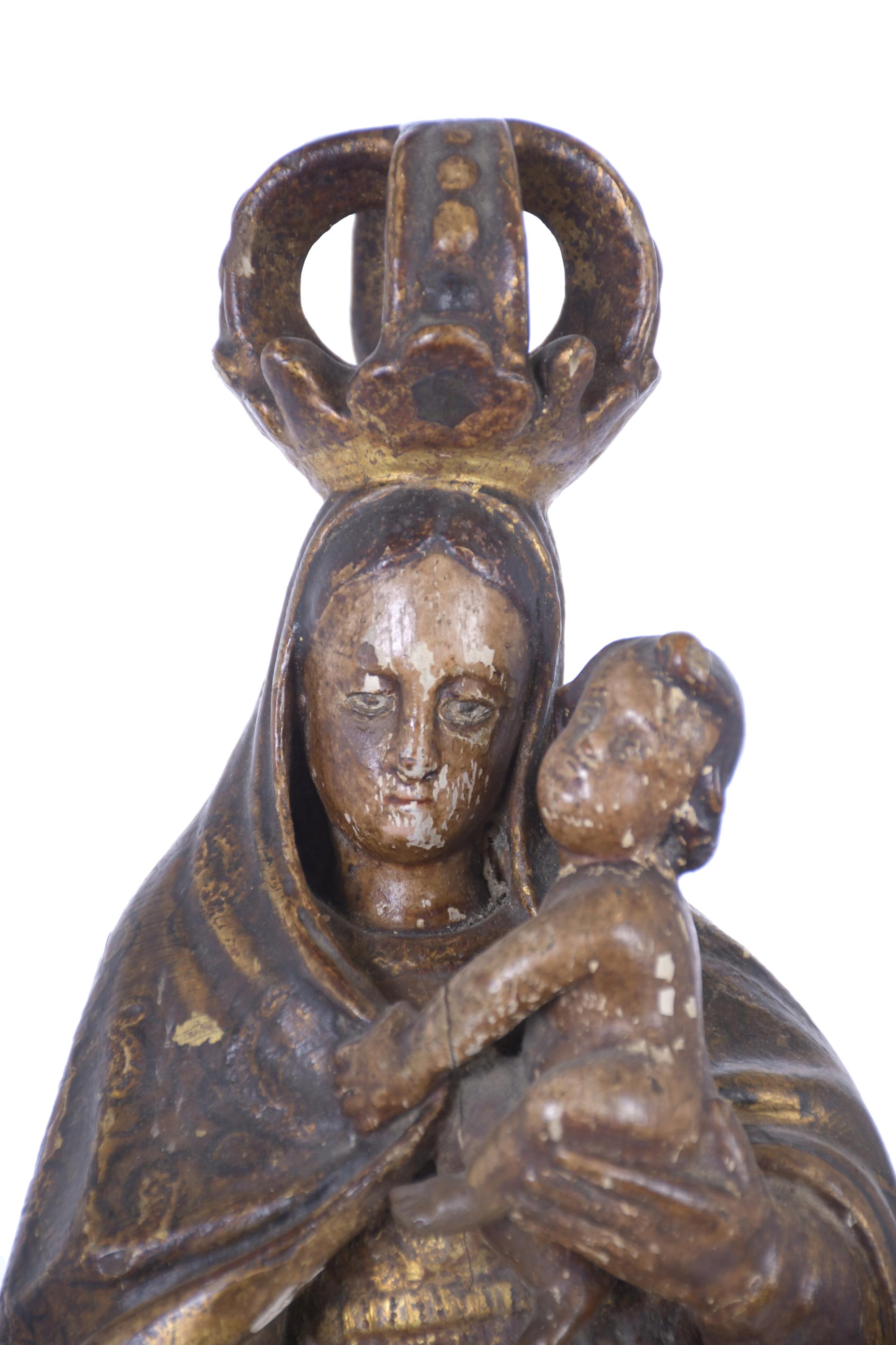 ESCUELA ESPAÑOLA, SIGLO XVIII. "Virgen del Pilar".