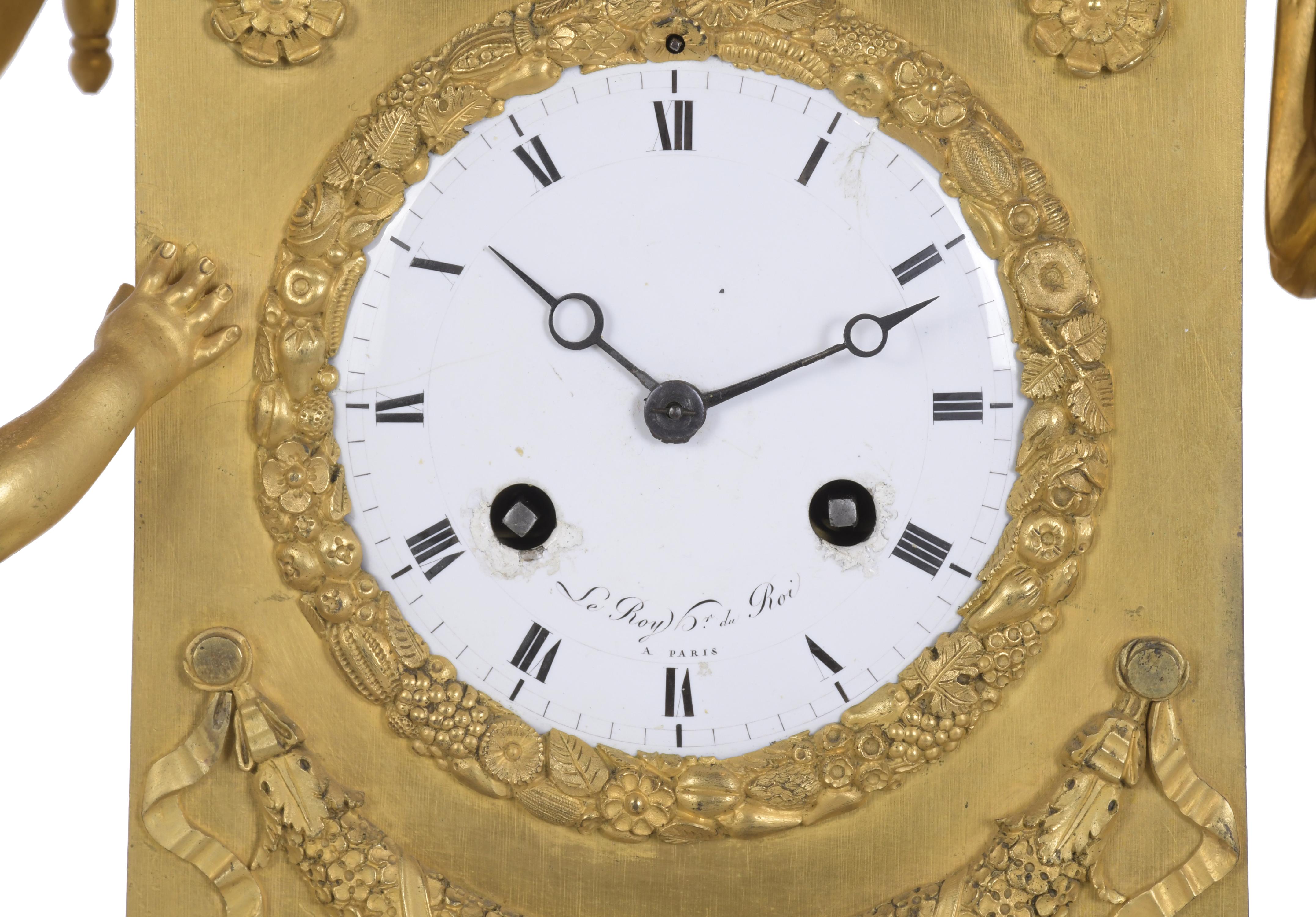 LEROY. RELOJ DE SOBREMESA IMPERIO, CIRCA 1805.