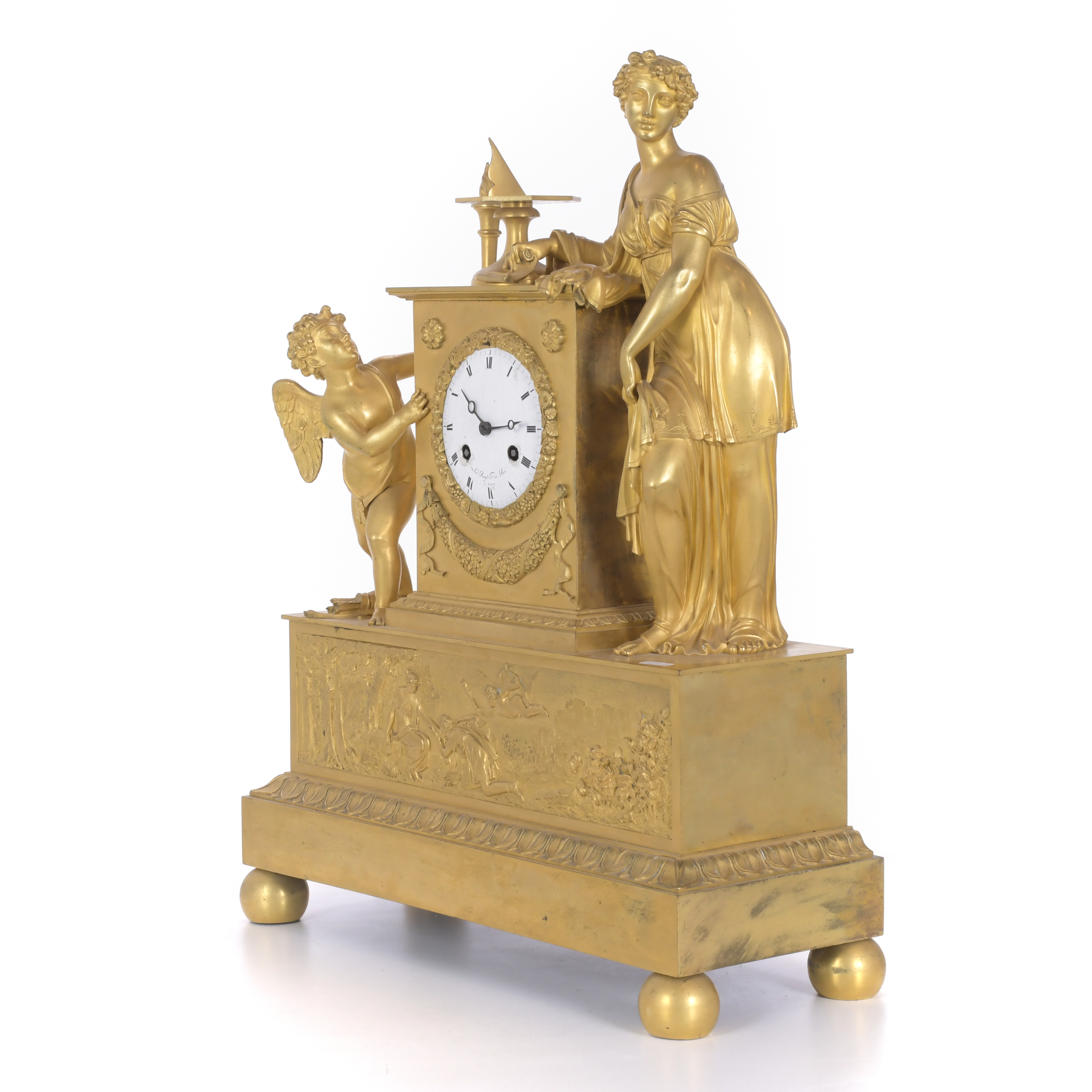 LEROY. Reloj de sobremesa Imperio, circa 1805.