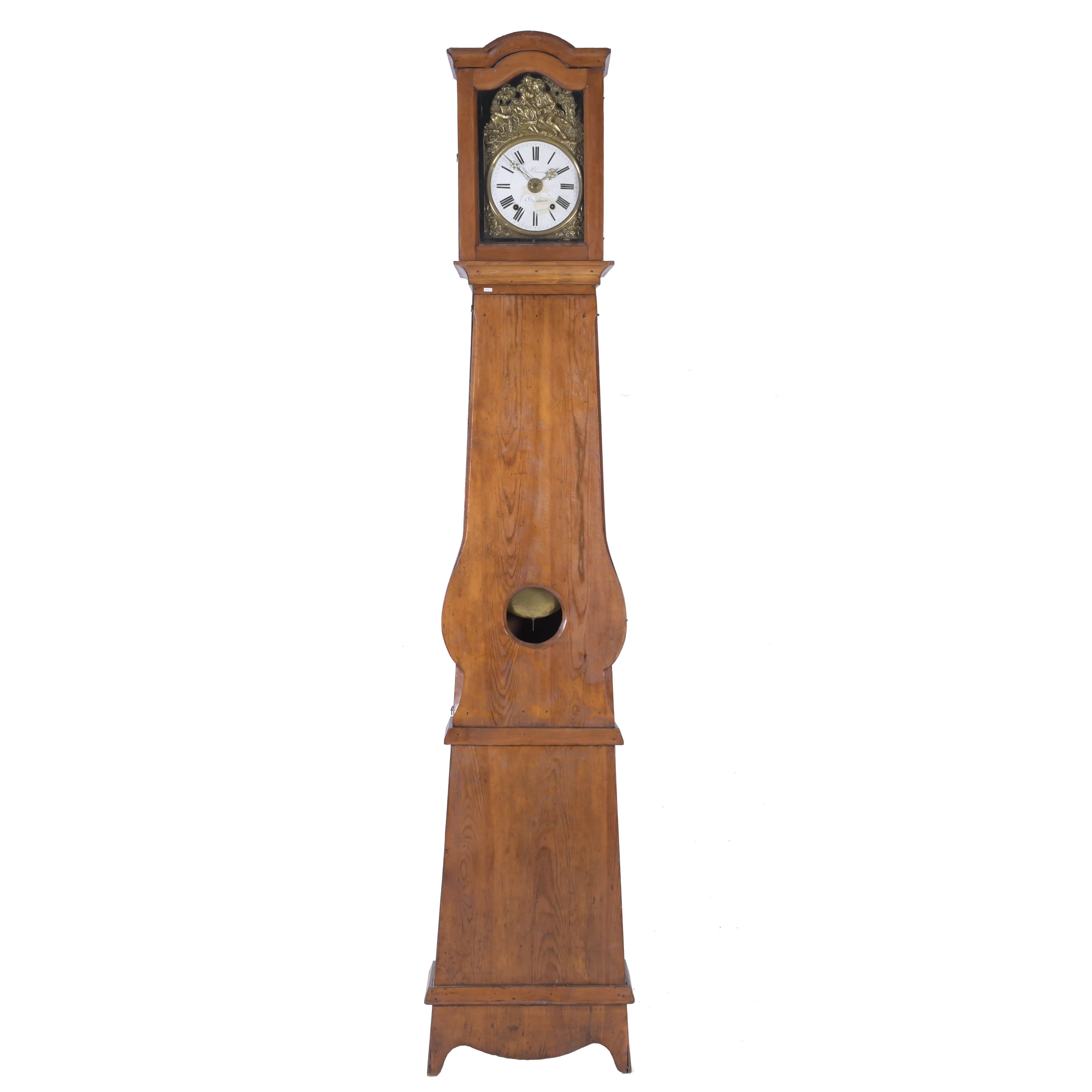 Reloj de pie popular catalán, siglo XIX.