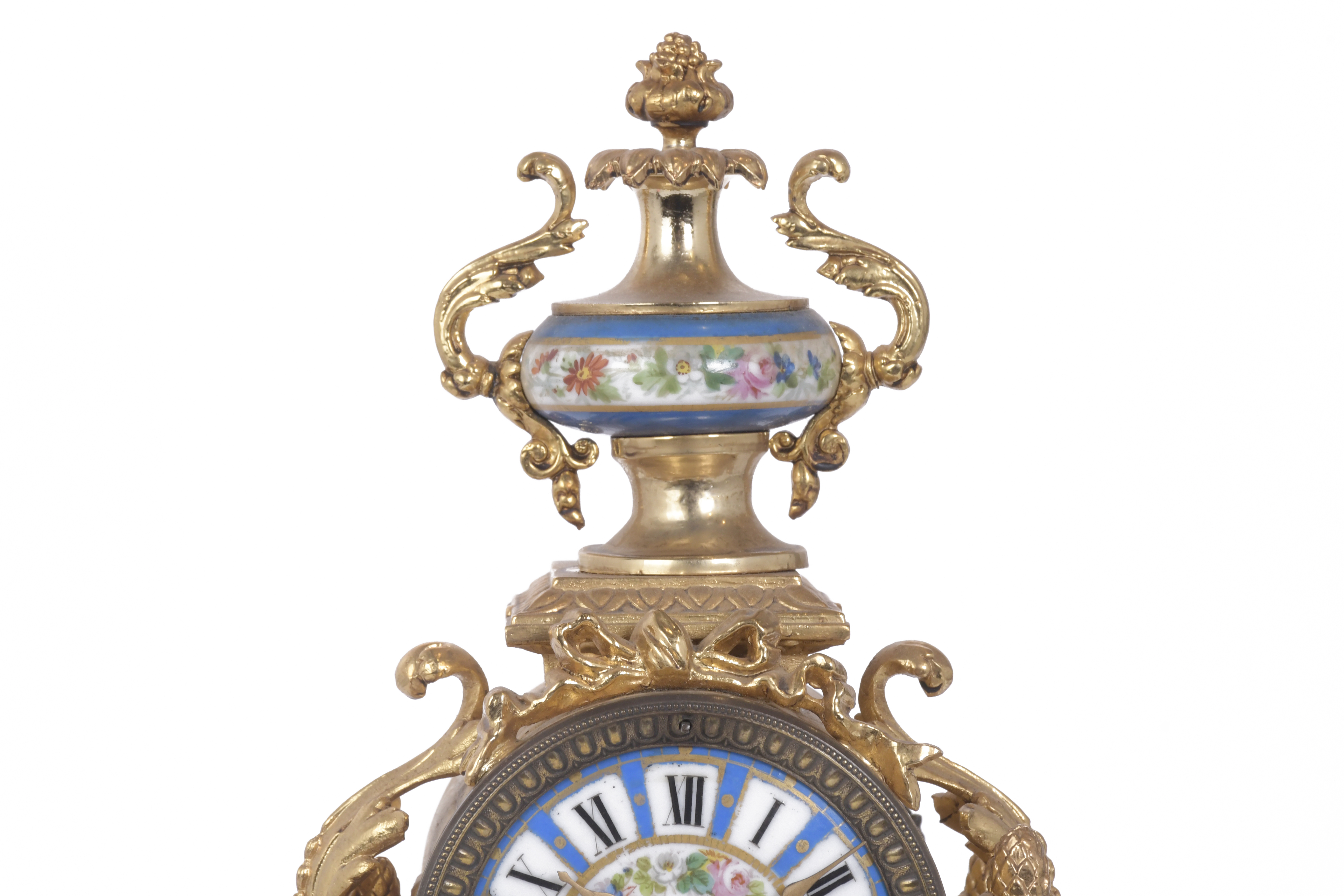 Reloj de sobremesa estilo Louis Philippe, siglo XX.