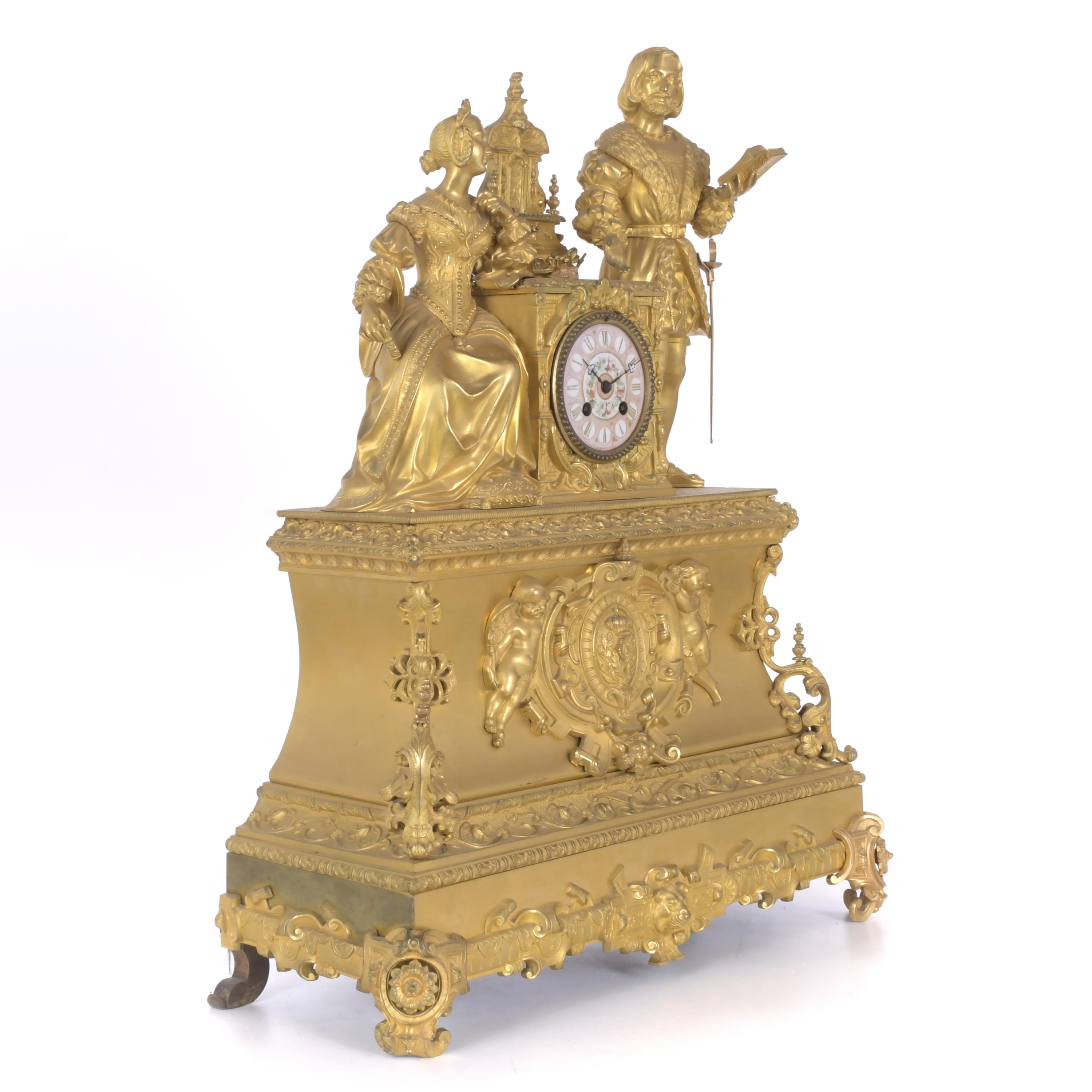 RELOJ DE SOBREMESA LOUIS PHILIPPE - NAPOLEÓN III, CIRCA 185