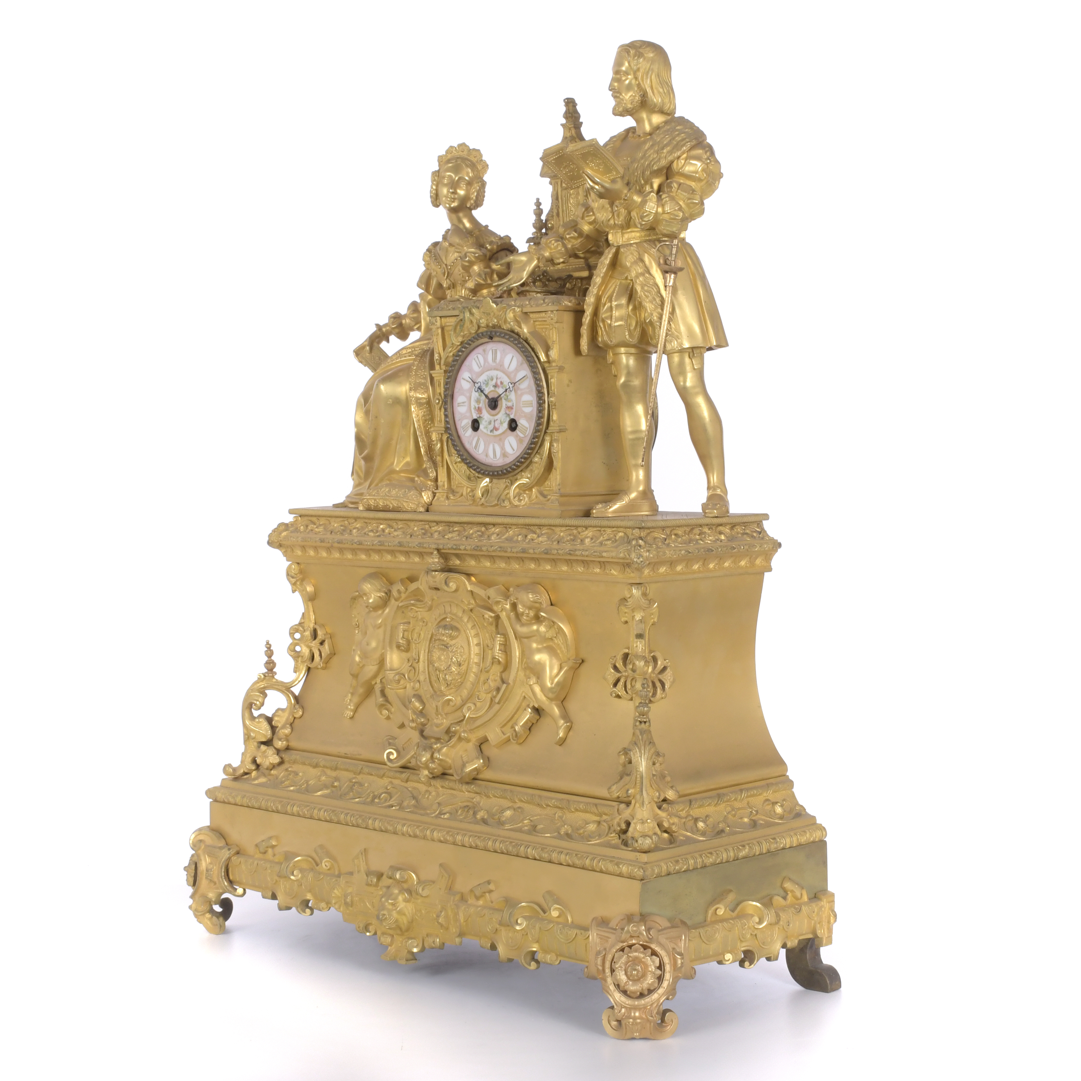 RELOJ DE SOBREMESA LOUIS PHILIPPE - NAPOLEÓN III, CIRCA 185