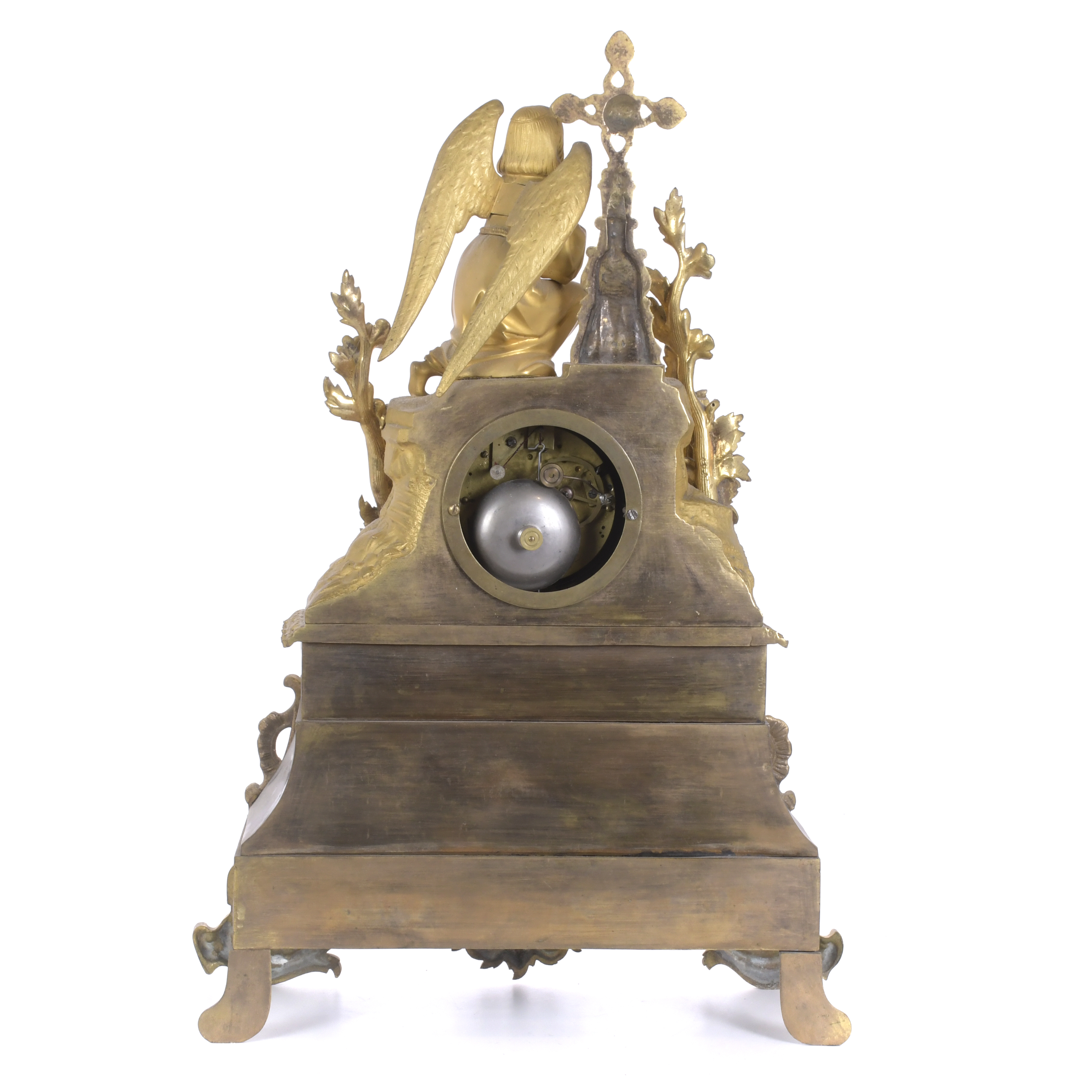 Reloj de sobremesa Louis Philippe, con alegoría religiosa, 