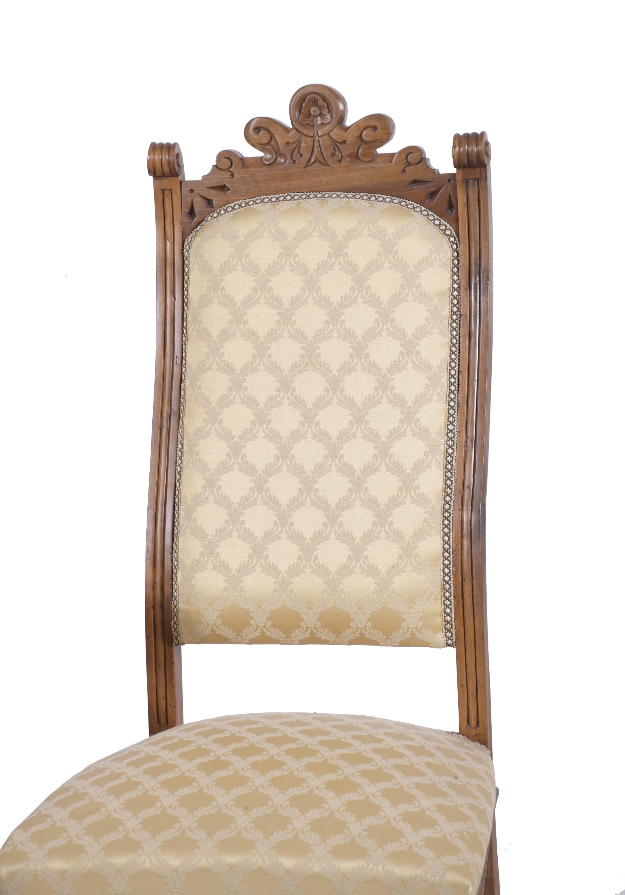 Sillón y pareja de sillas catalanas de estilo Modernista, s