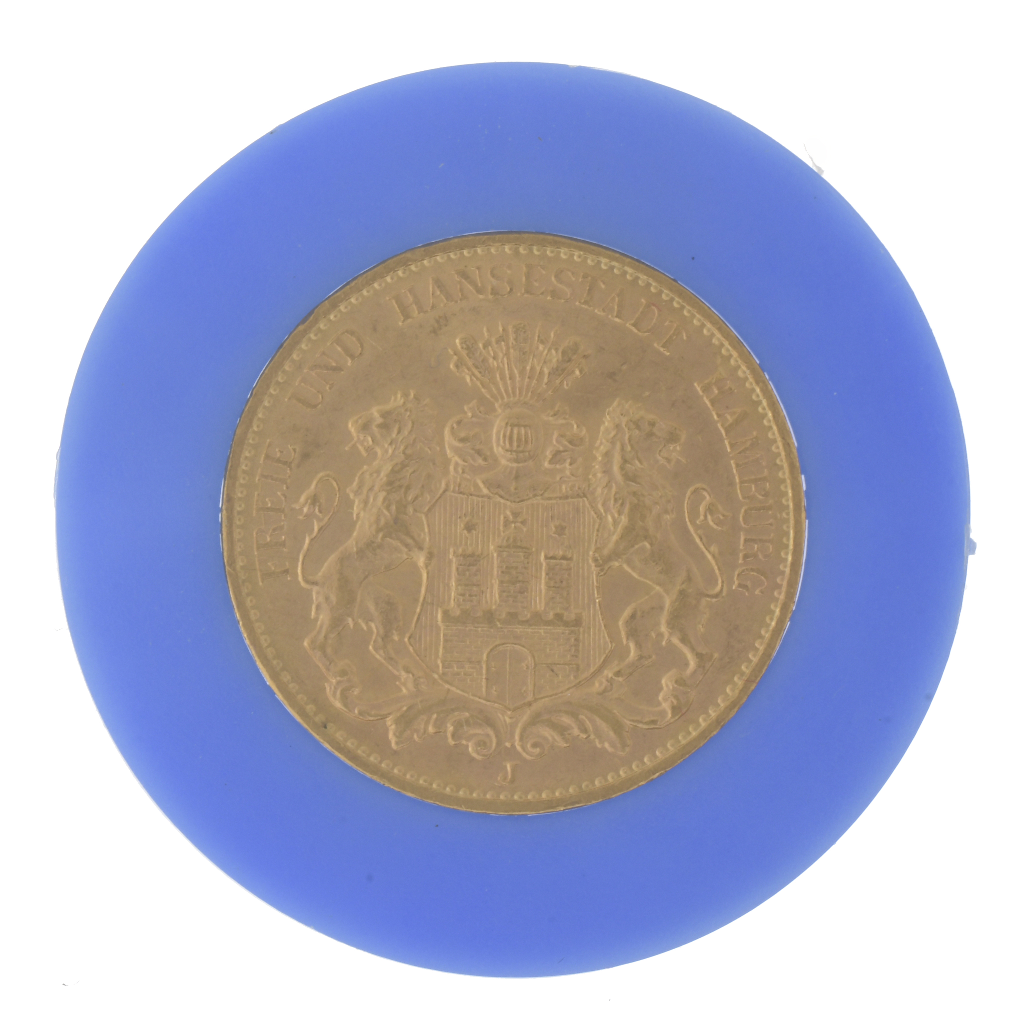 Moneda de 20 marcos en oro, 1913.