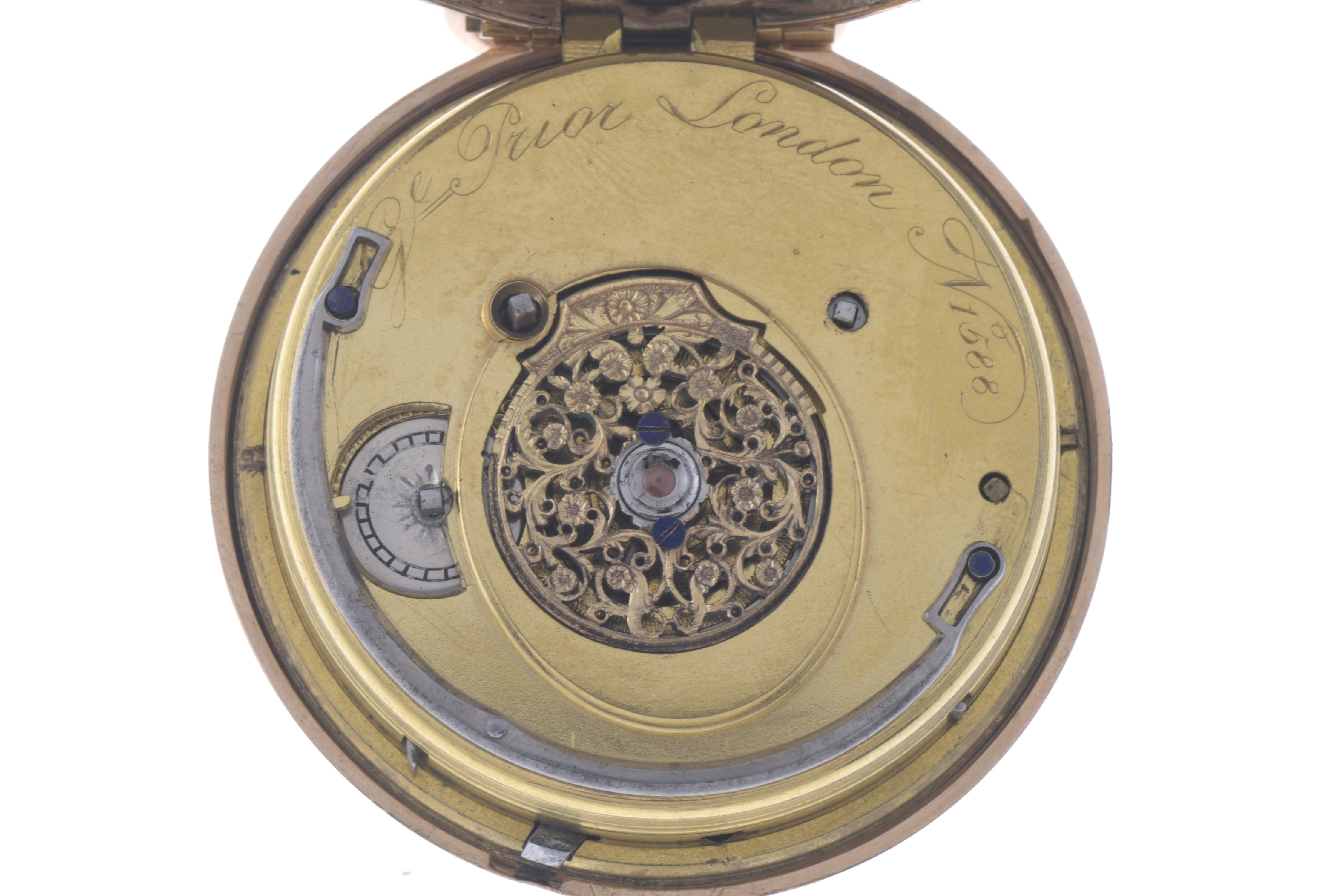 GEROGE PRIOR, LONDON 1775, RELOJ DE BOLSILLO EN ORO