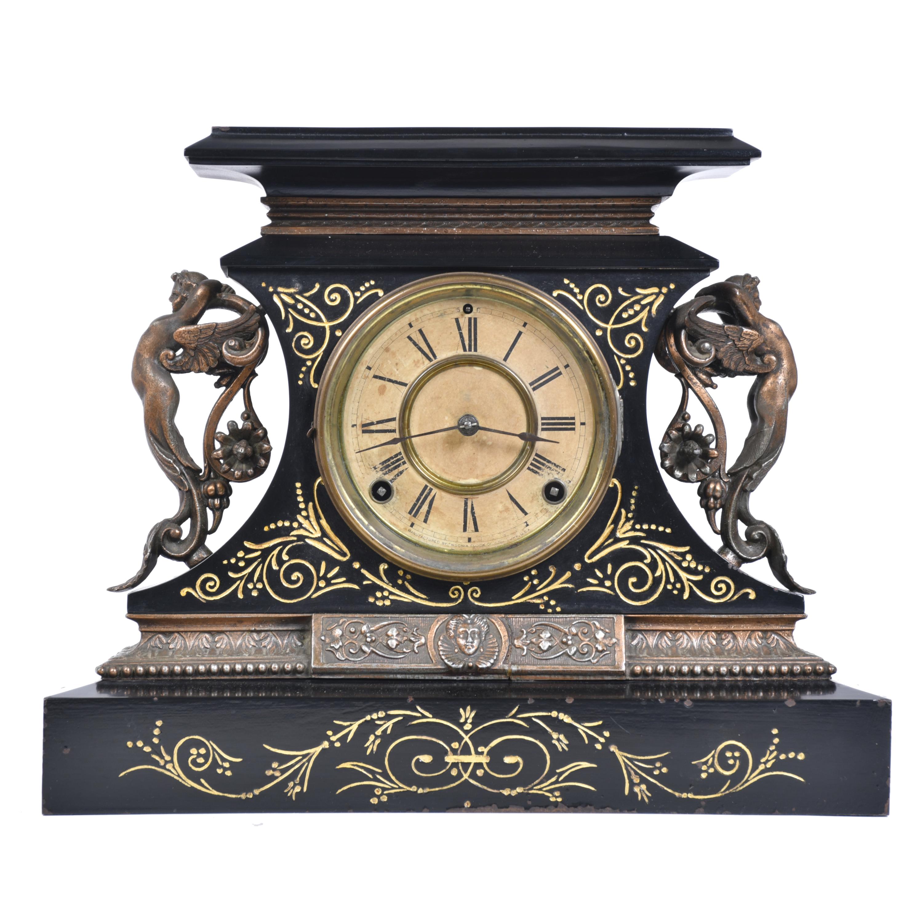 ANSONIA CLOCK COMPANY. Reloj sobrmesa, pps. siglo XX. 