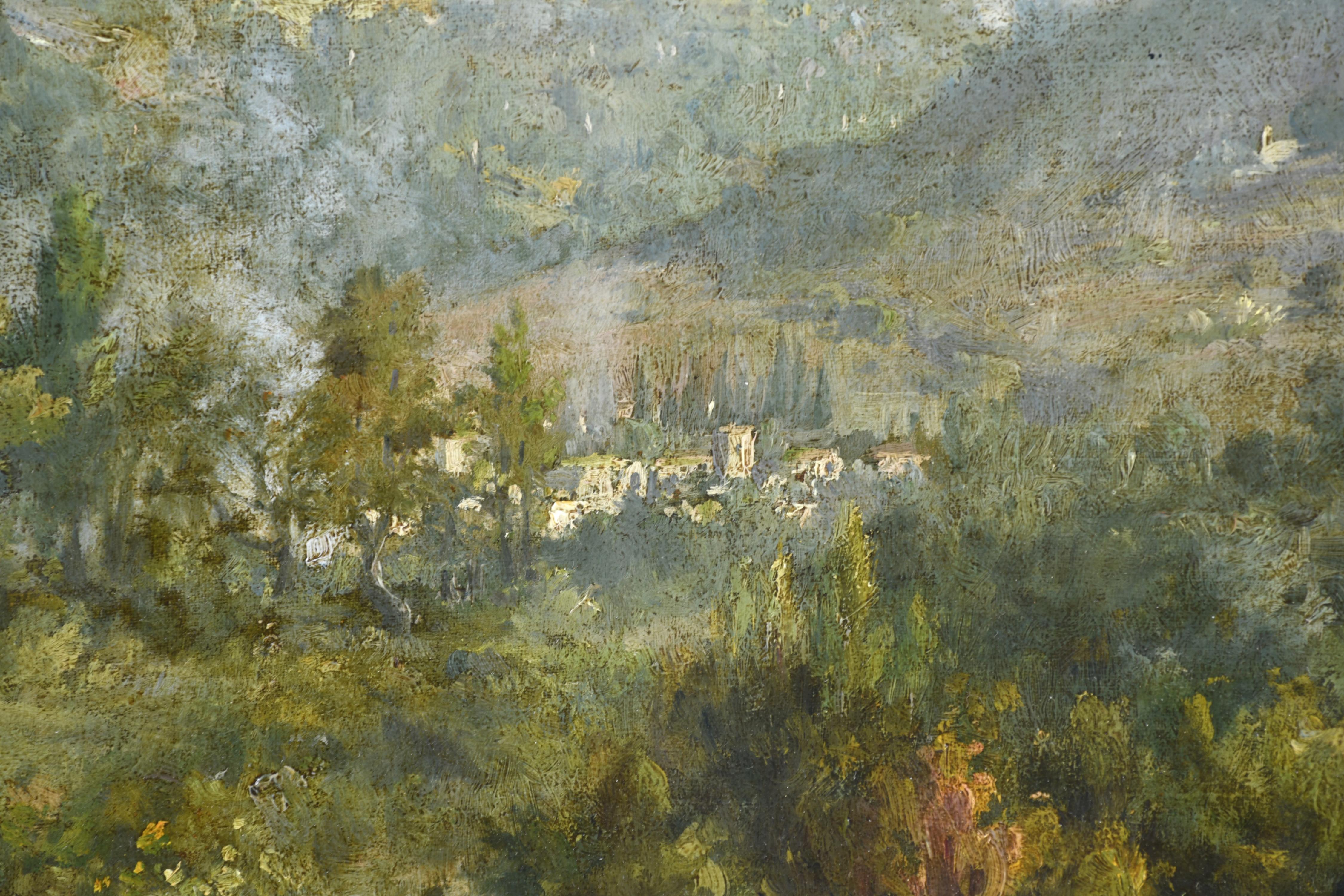 JAUME PONS MARTÍ (1885-1931).  "Paisaje".