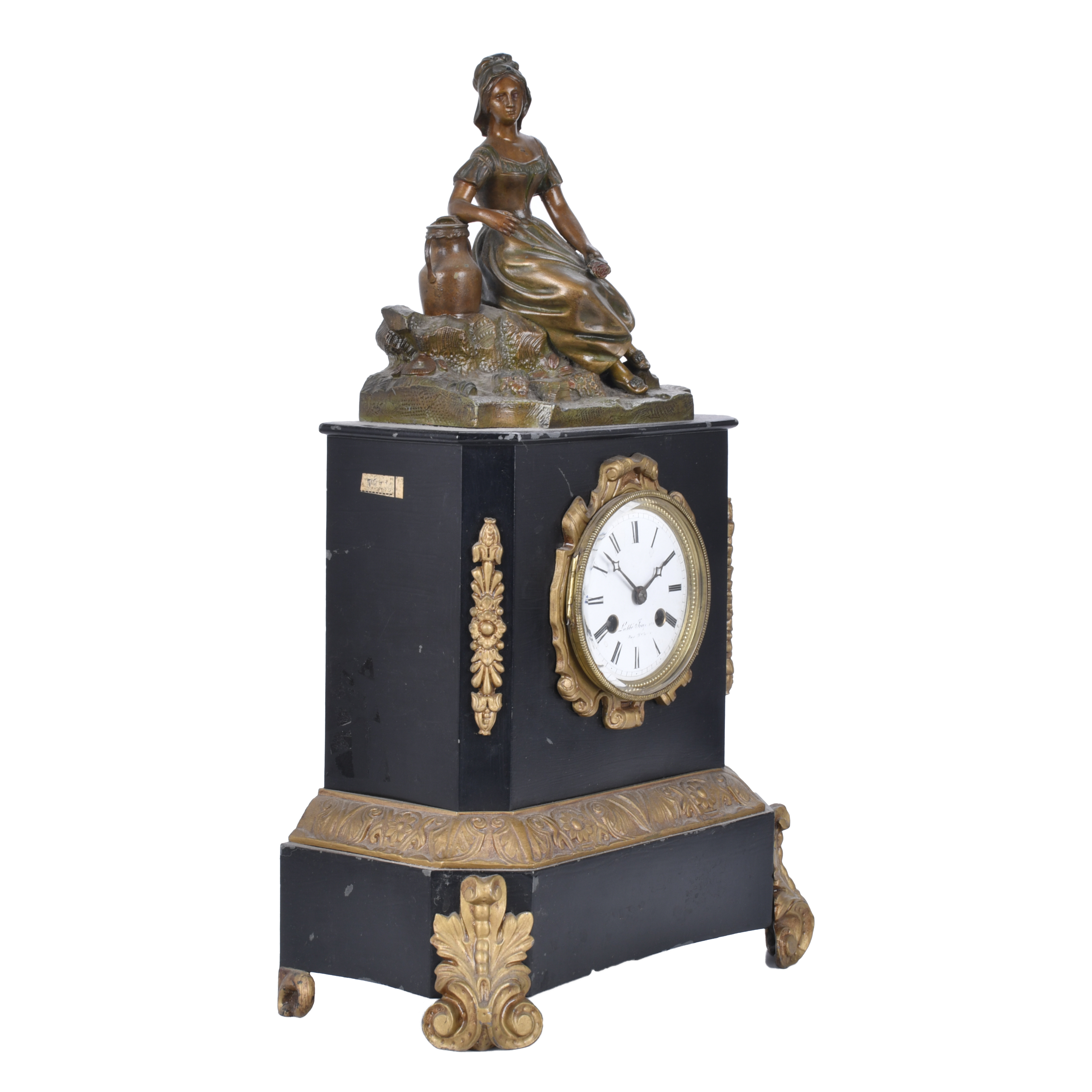 Reloj de sobremesa Belle Époque, circa 1900.