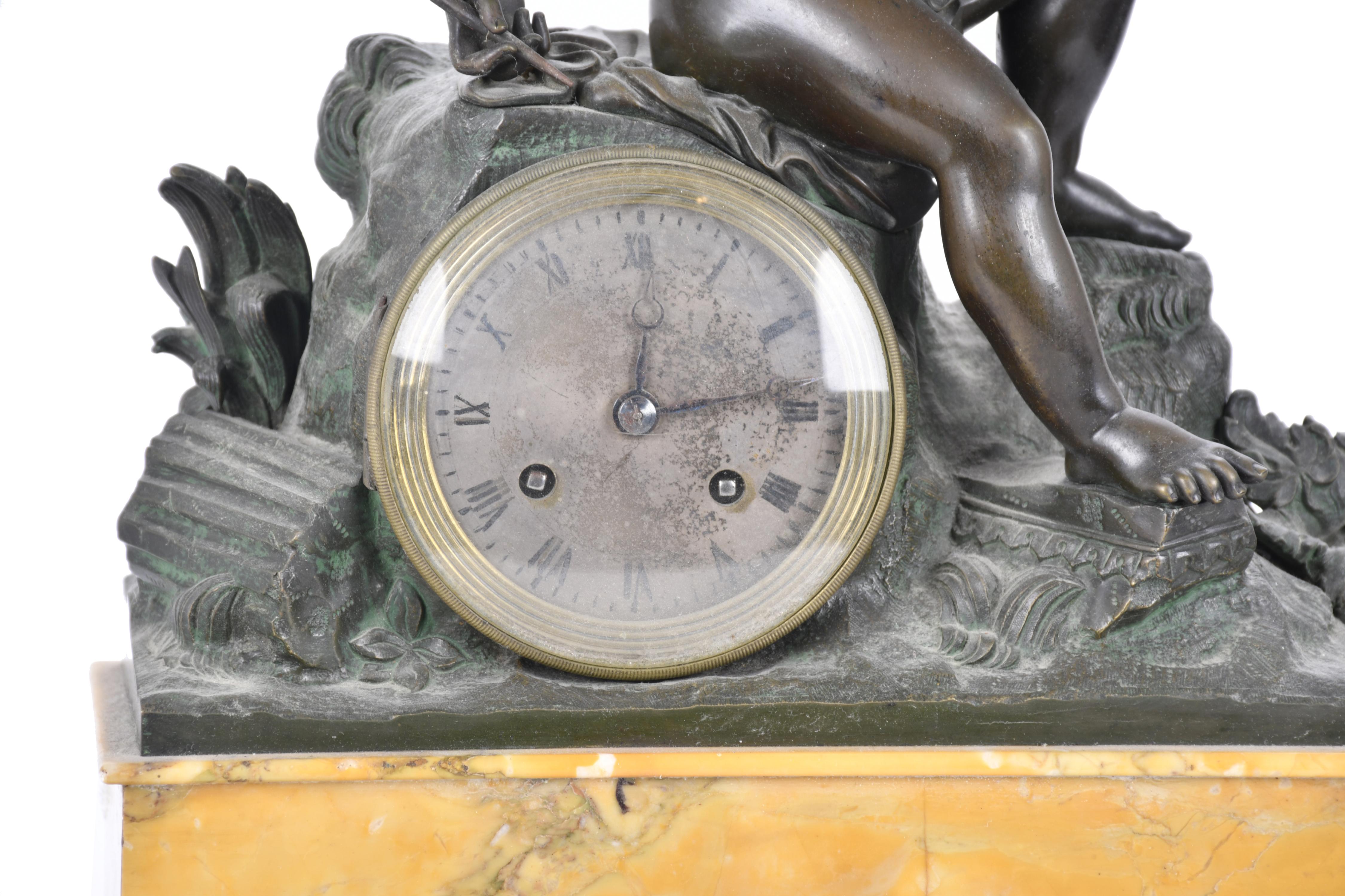 Reloj de sobremesa Napoleón III, siglo XIX. 