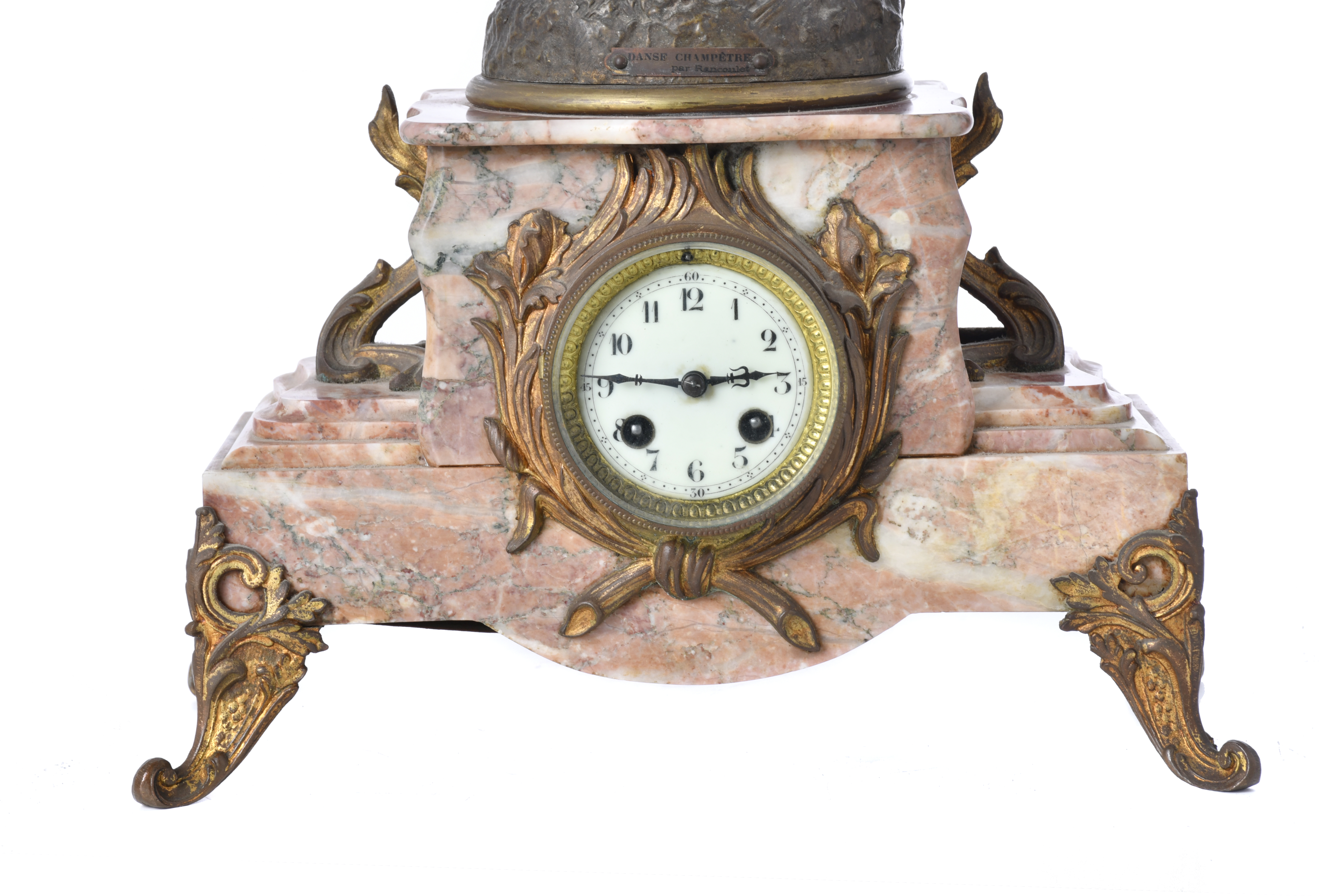 Reloj de sobremesa Belle Époque, circa 1900.