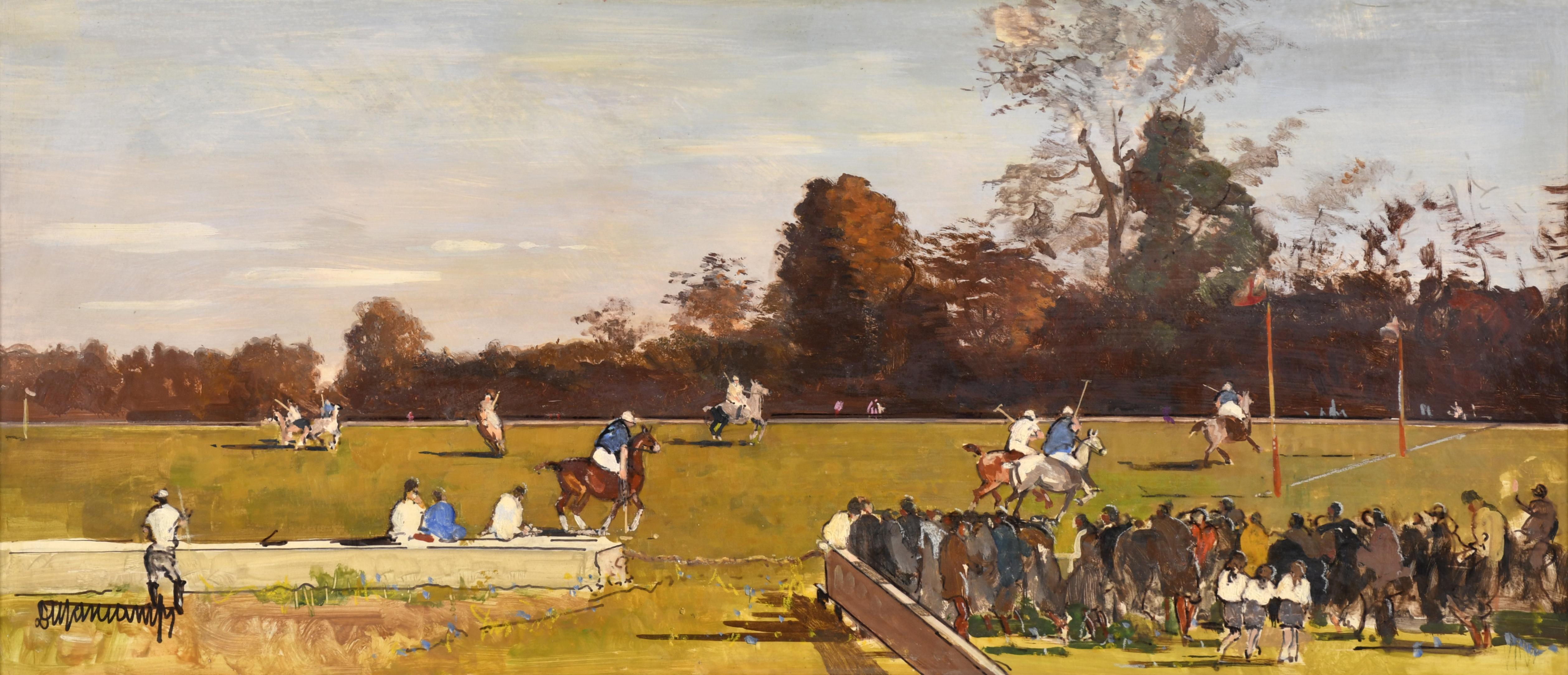 RAFAEL DURANCAMPS (1891-1979). "Partido de polo".