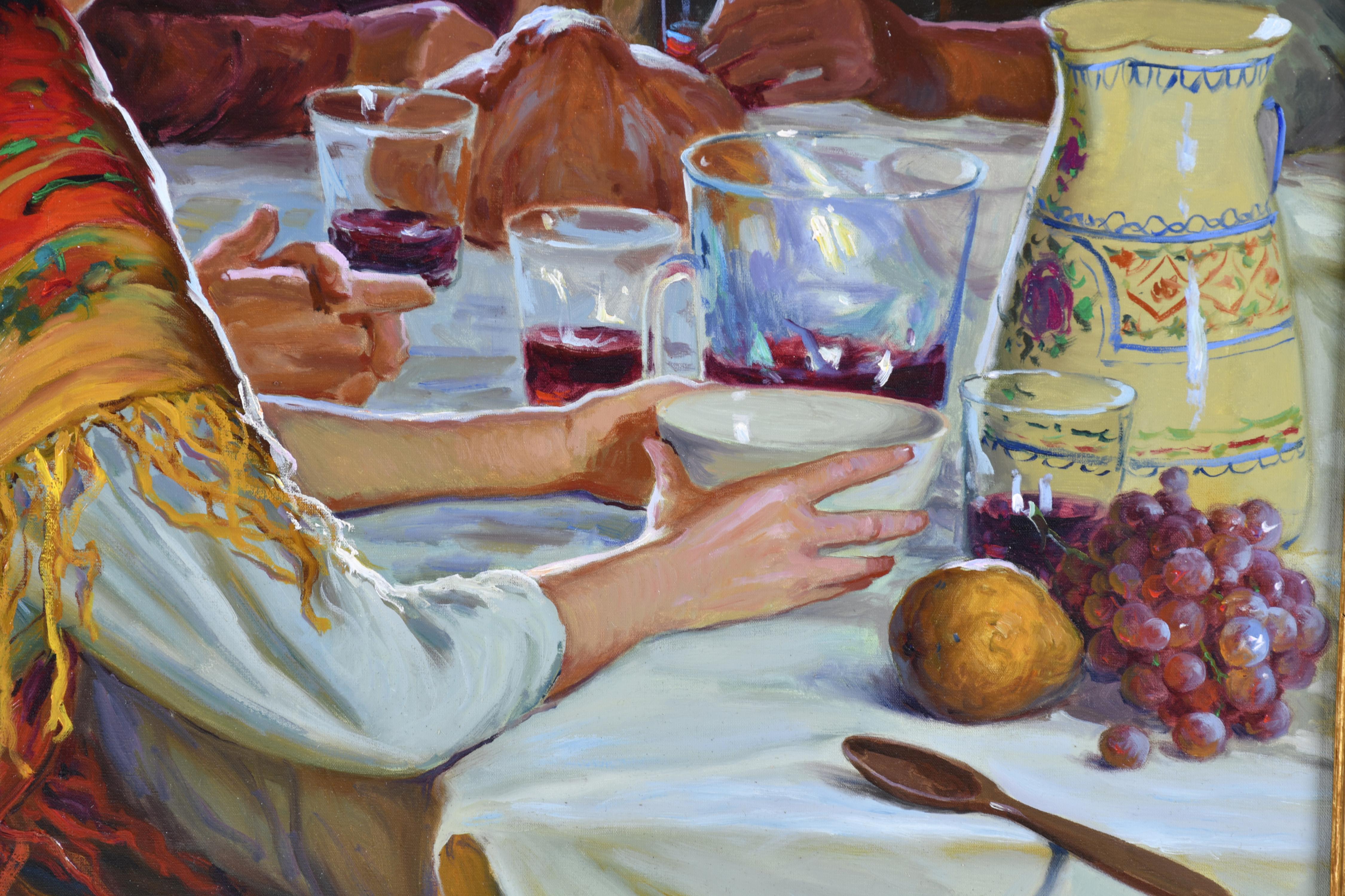 JUAN SOLER (1940-1984). "Almuerzo".