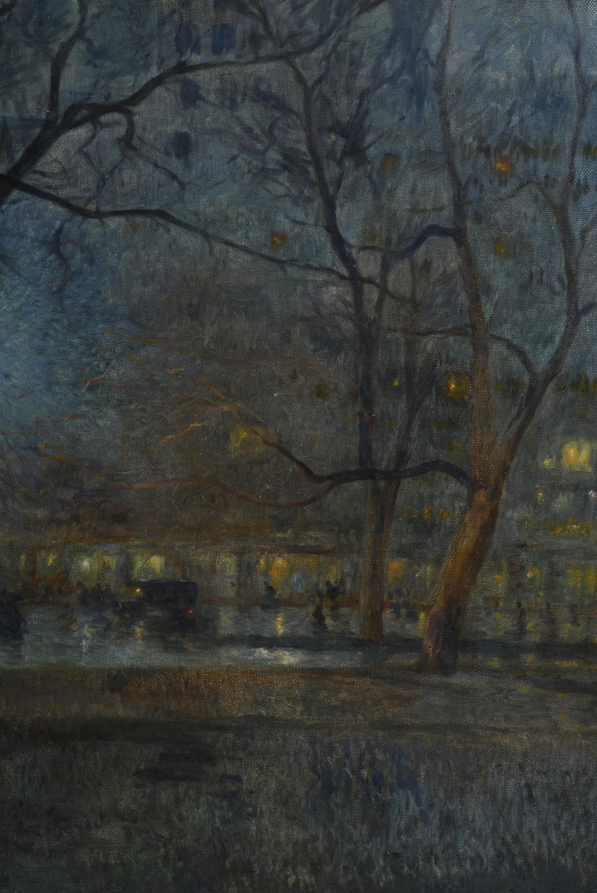 LLUÍS GRANER (1863-1929) "Central Park", Nueva York, 1915.