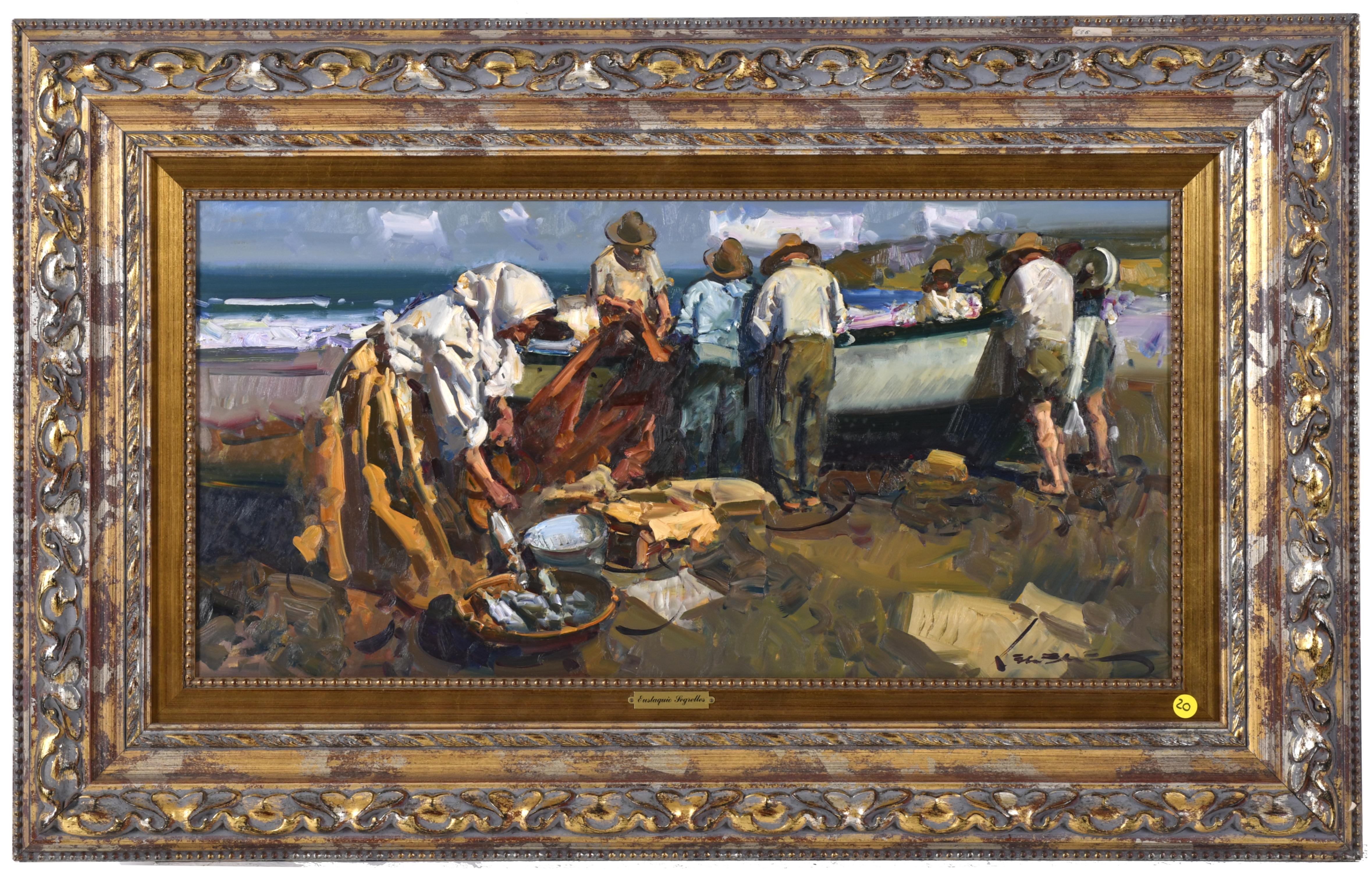 EUSTAQUIO SEGRELLES (1936). "Pescadores", 2001.