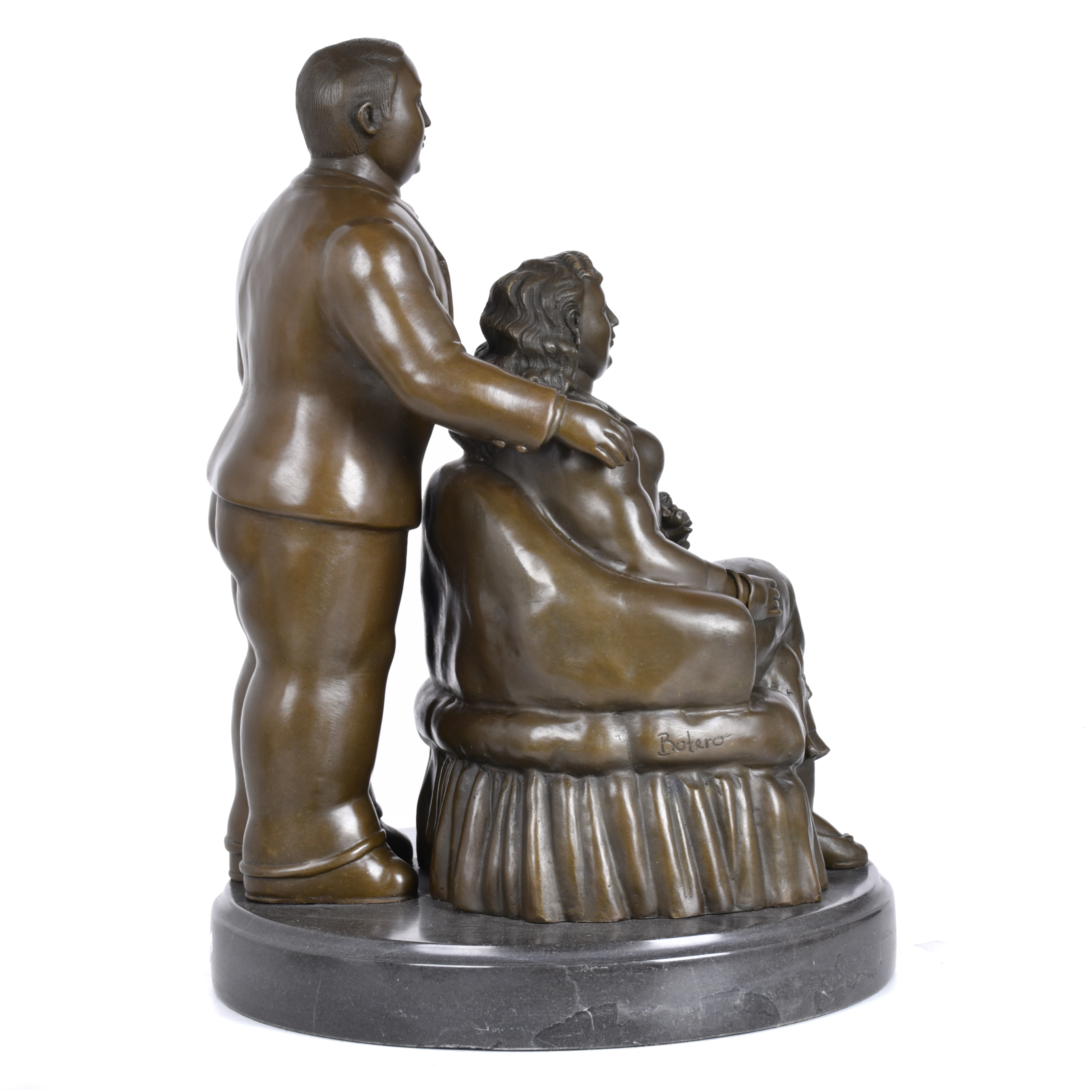 SIGUIENDO MODELOS DE FERNANDO BOTERO (1932 - 2023).  "Parej