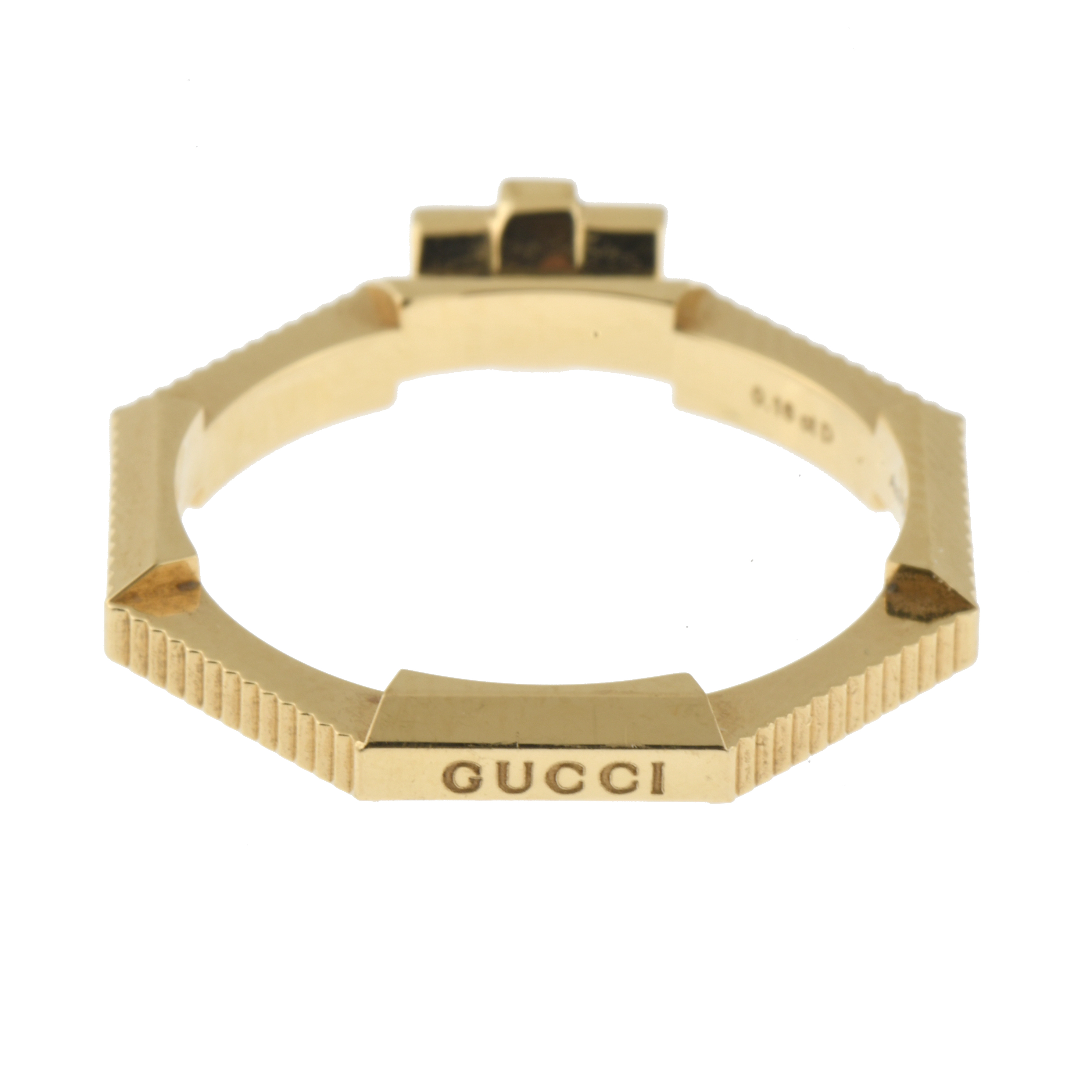 GUCCI, anillo con turmalina verde y diamantes.