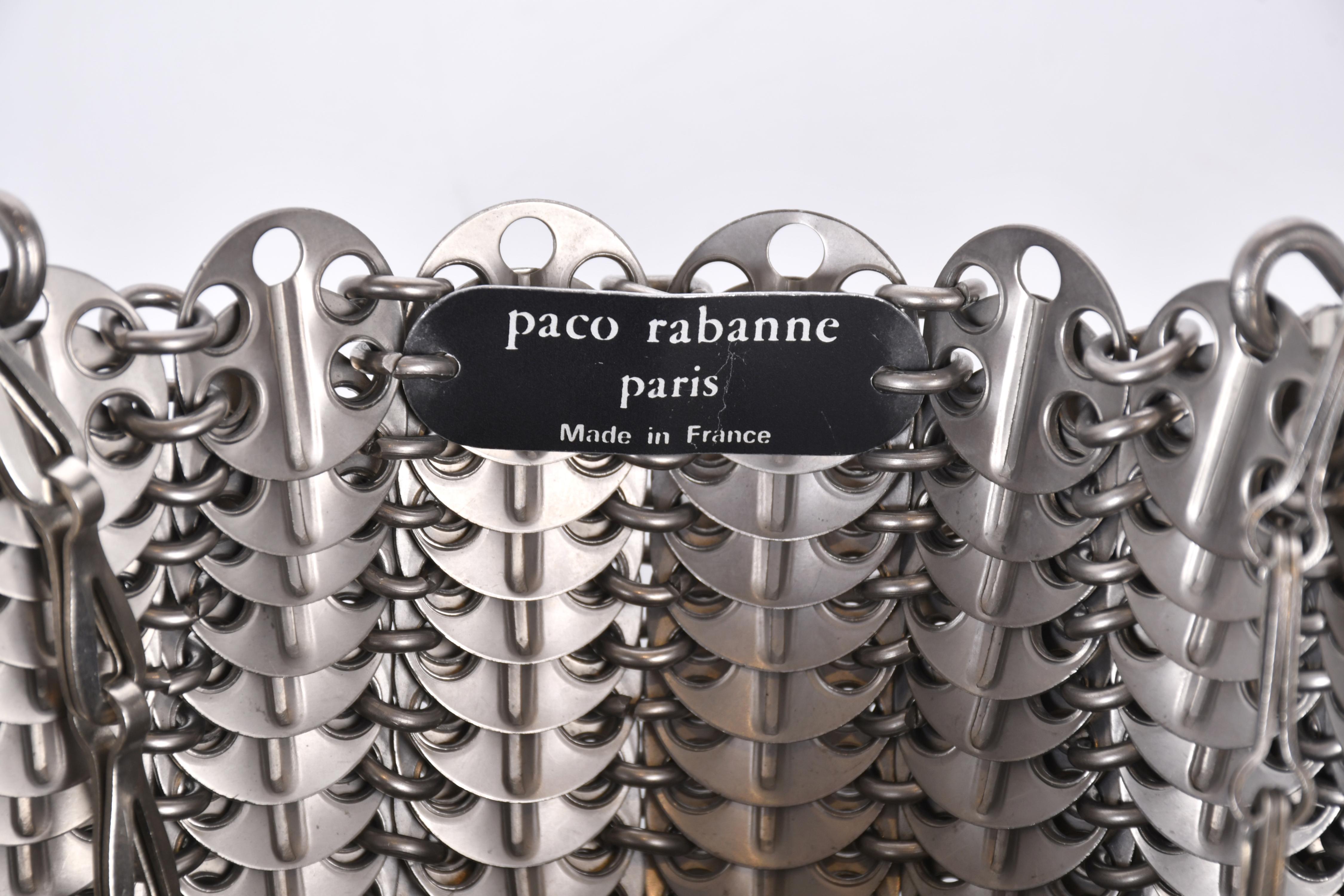 PACO RABANNE. Bolso de mano, circa 1960 - 1970. 