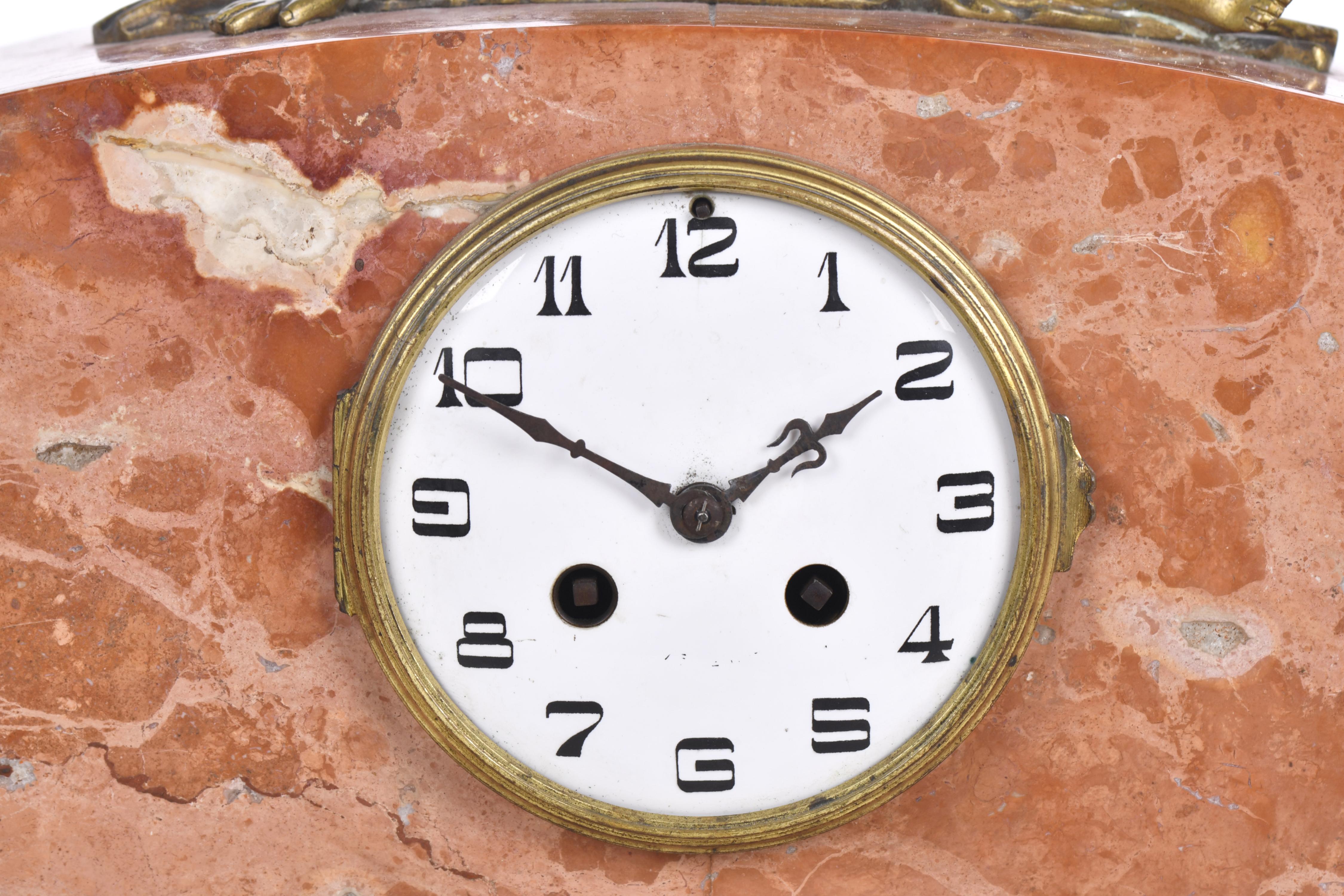 Reloj de sobremesa Art Decó, circa 1930.