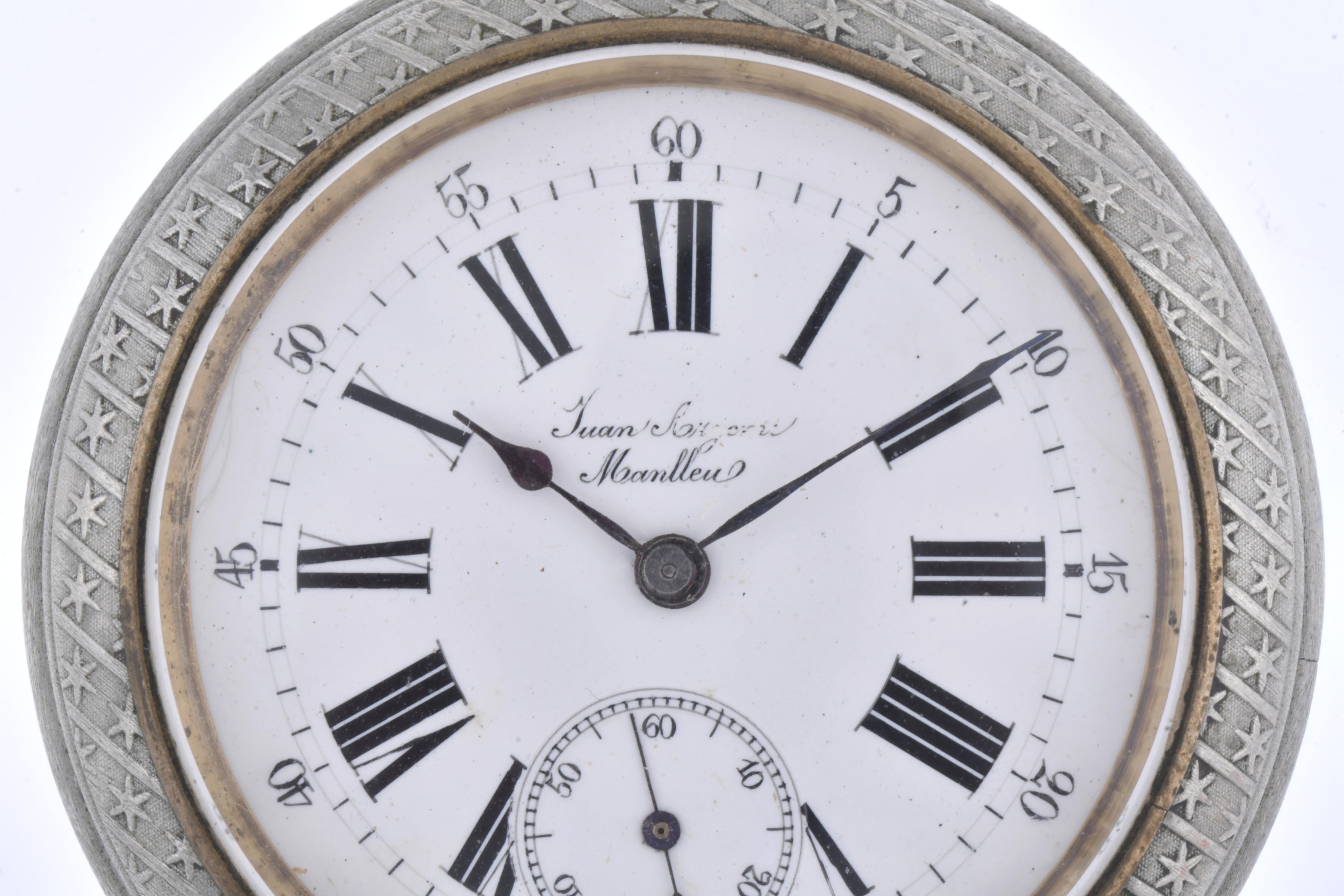 JUAN HORLOGERE "Manlleu", Reloj de bolsillo