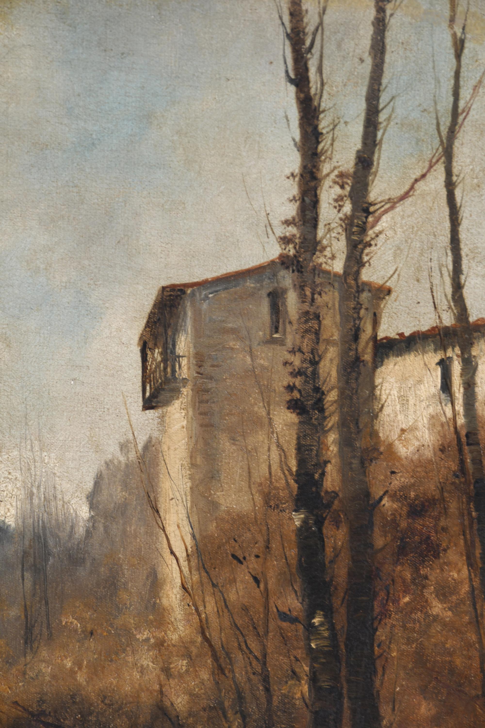 A. TOMAS (XIX). "Paisaje", 1890. 