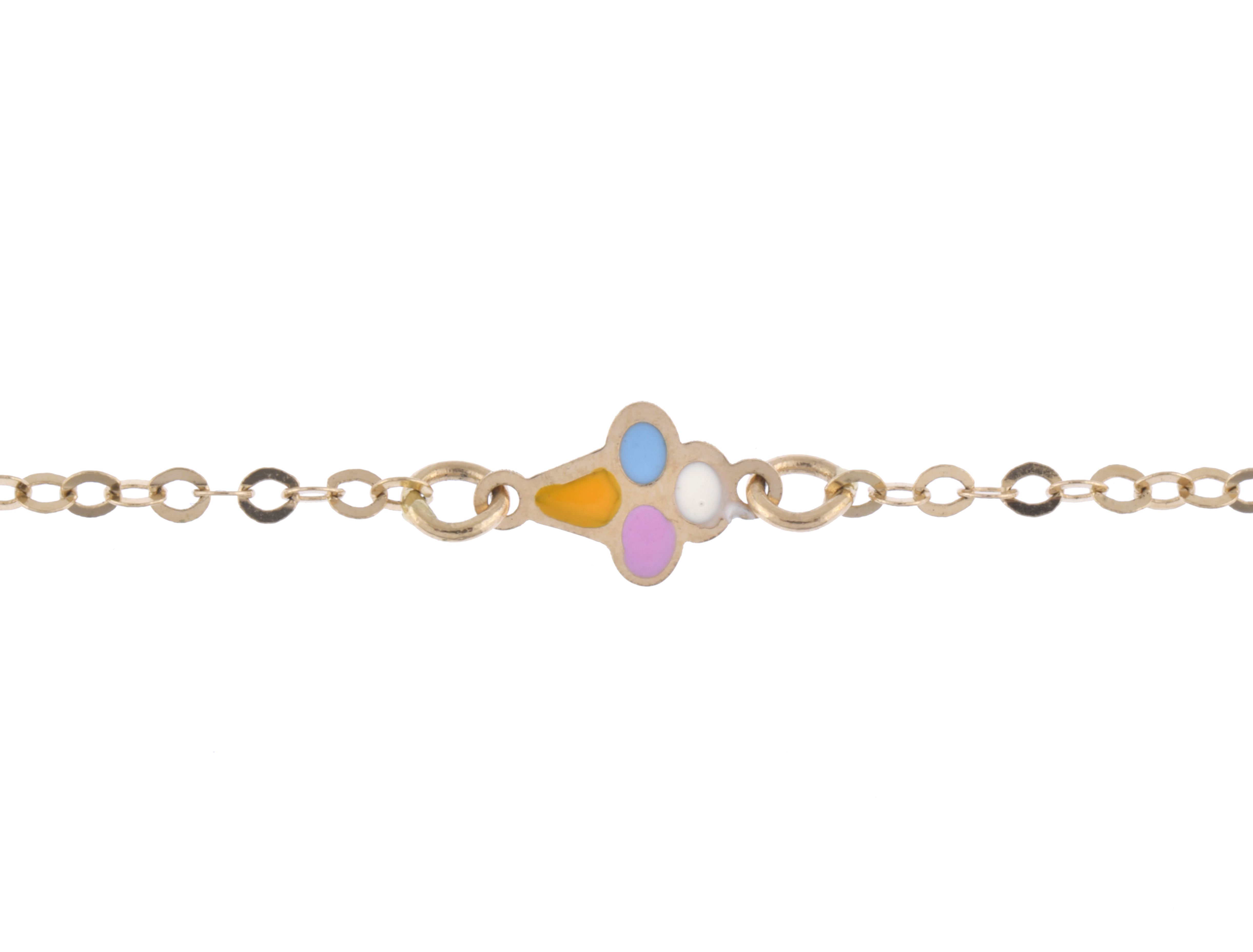 Pulsera infantil con esmlate.