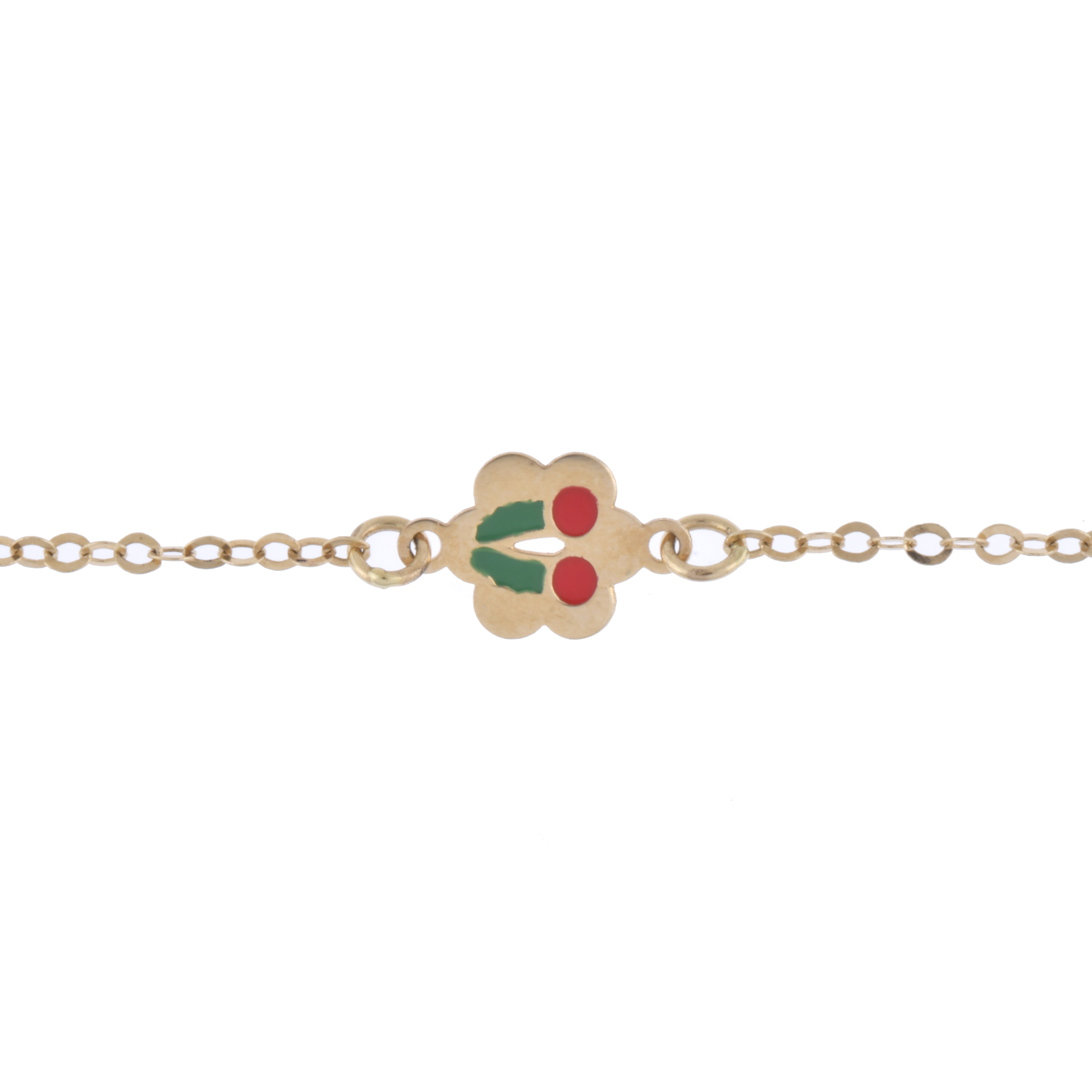 Pulsera infantil con esmlate.