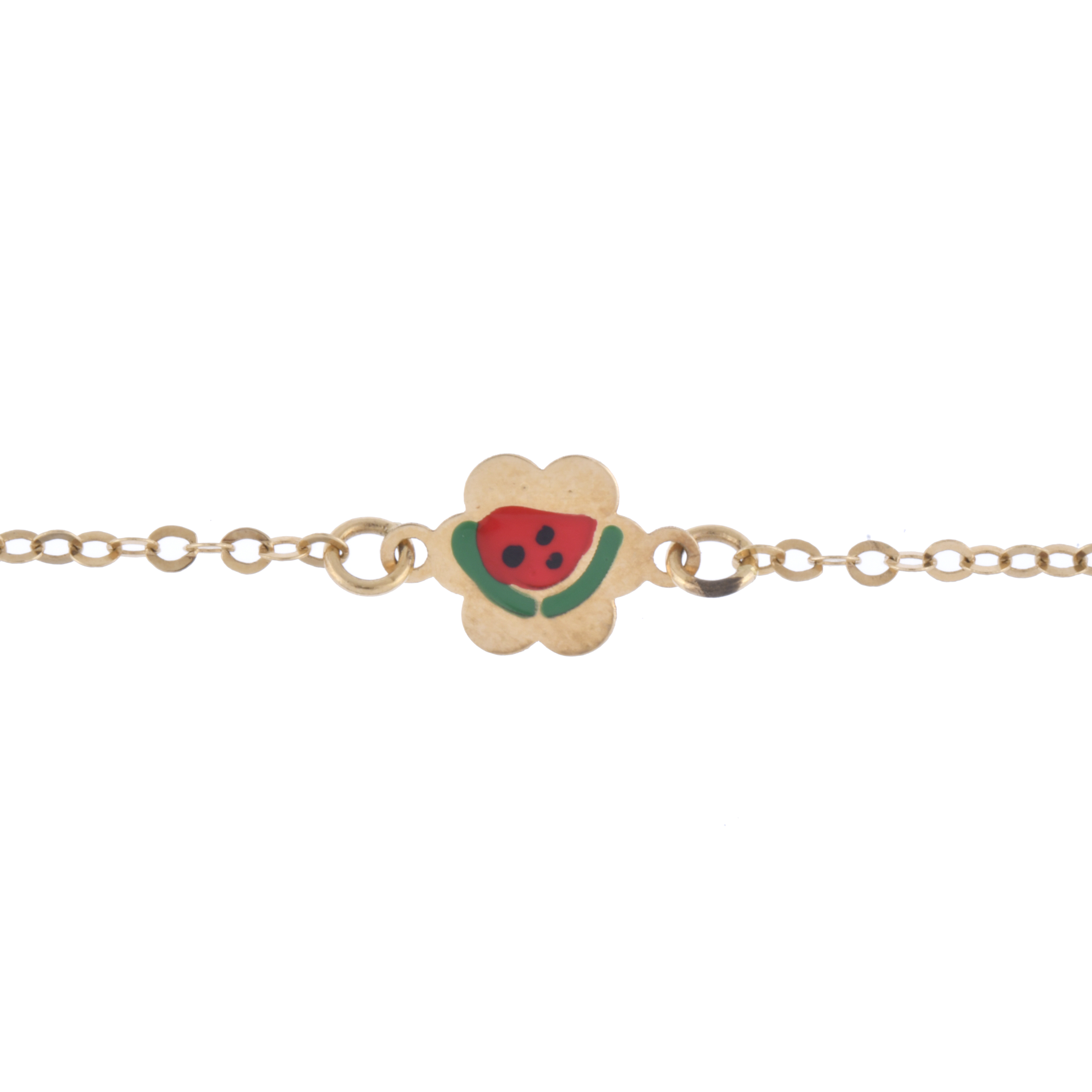 Pulsera infantil con esmlate.