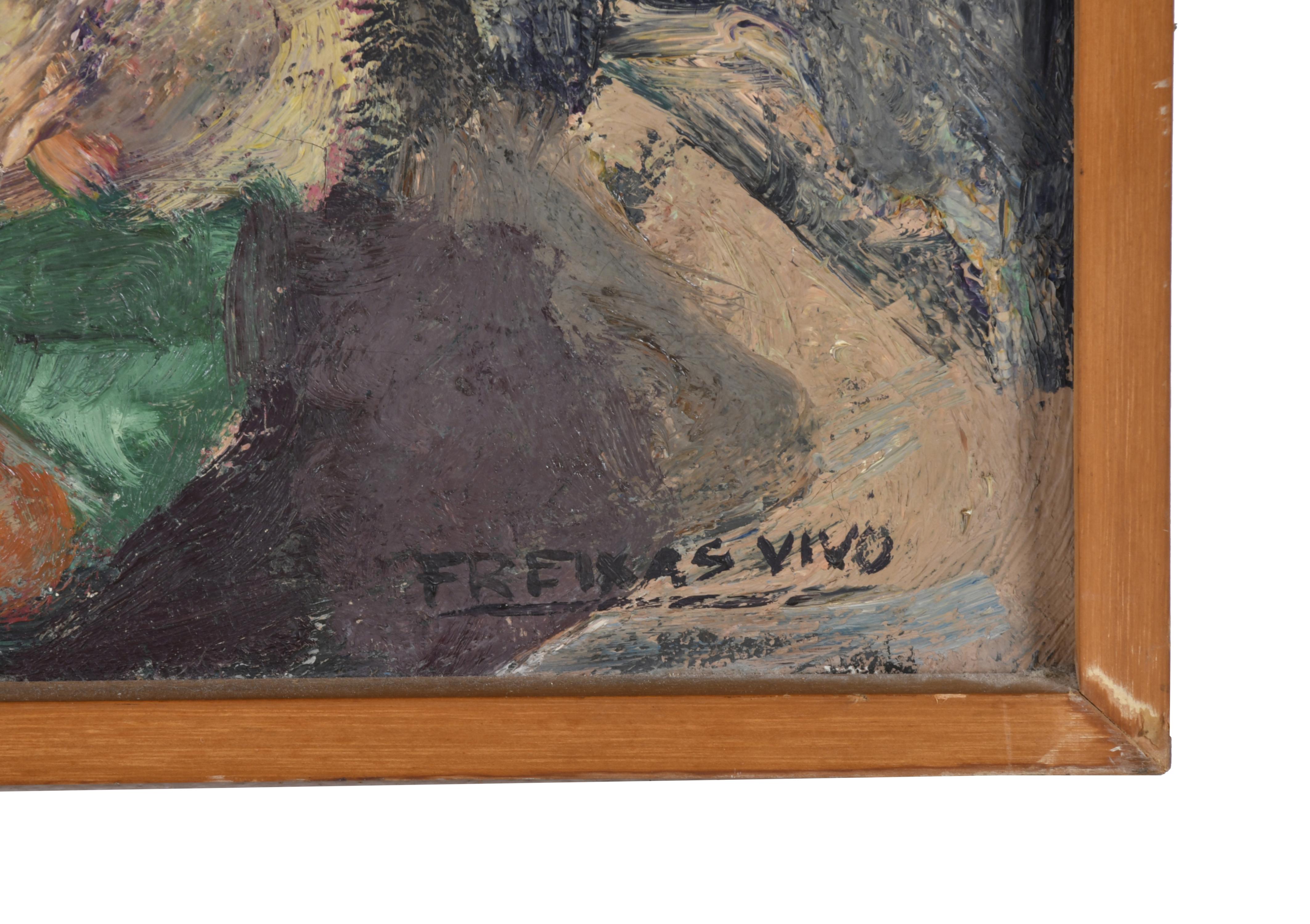 AMADEO FREIXAS VIVÓ (1912-2004). "Maternidad".