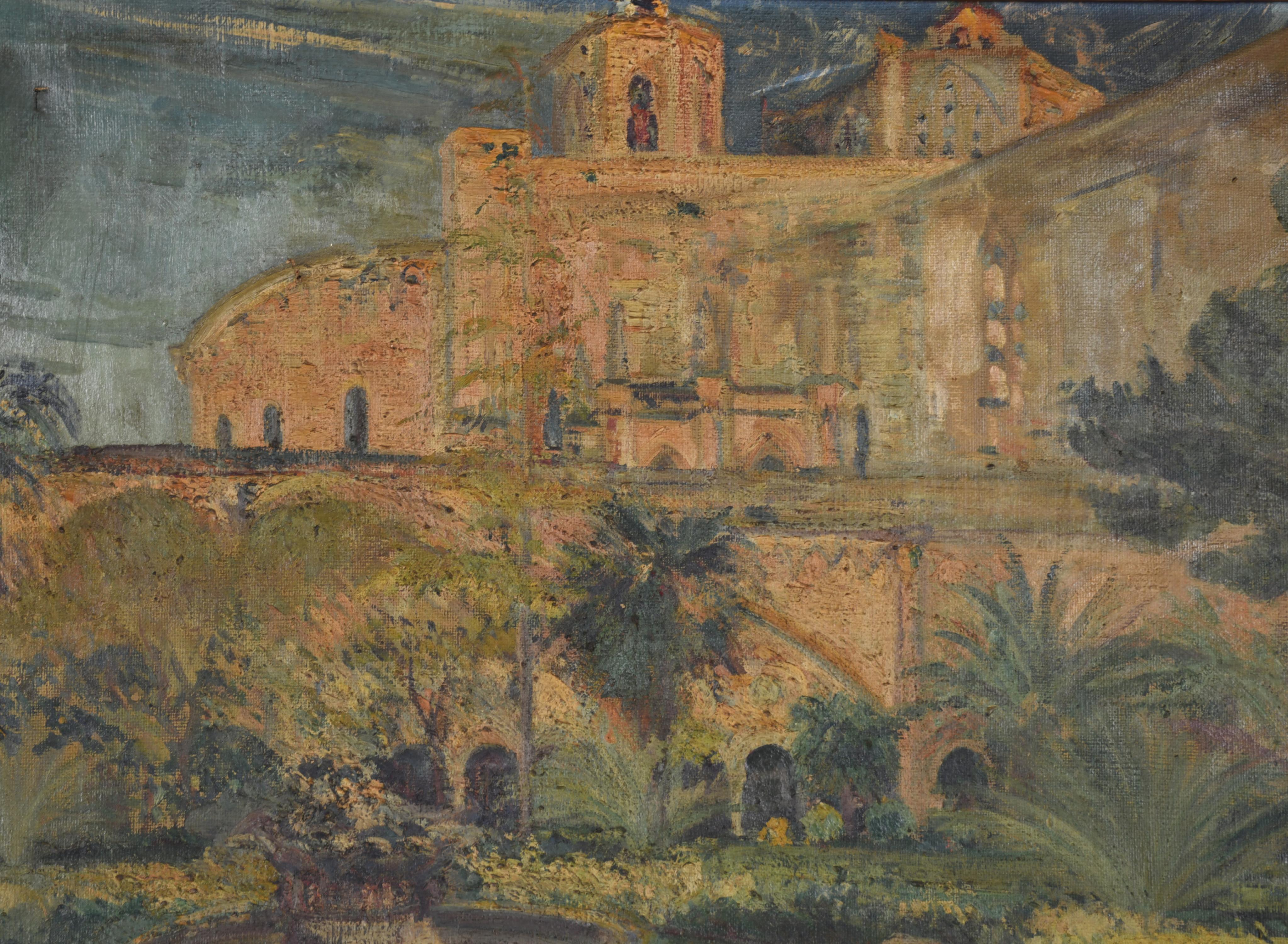 RICARDO ESTIVILL DE LLORACH (1879-1952). "Claustro de La Se
