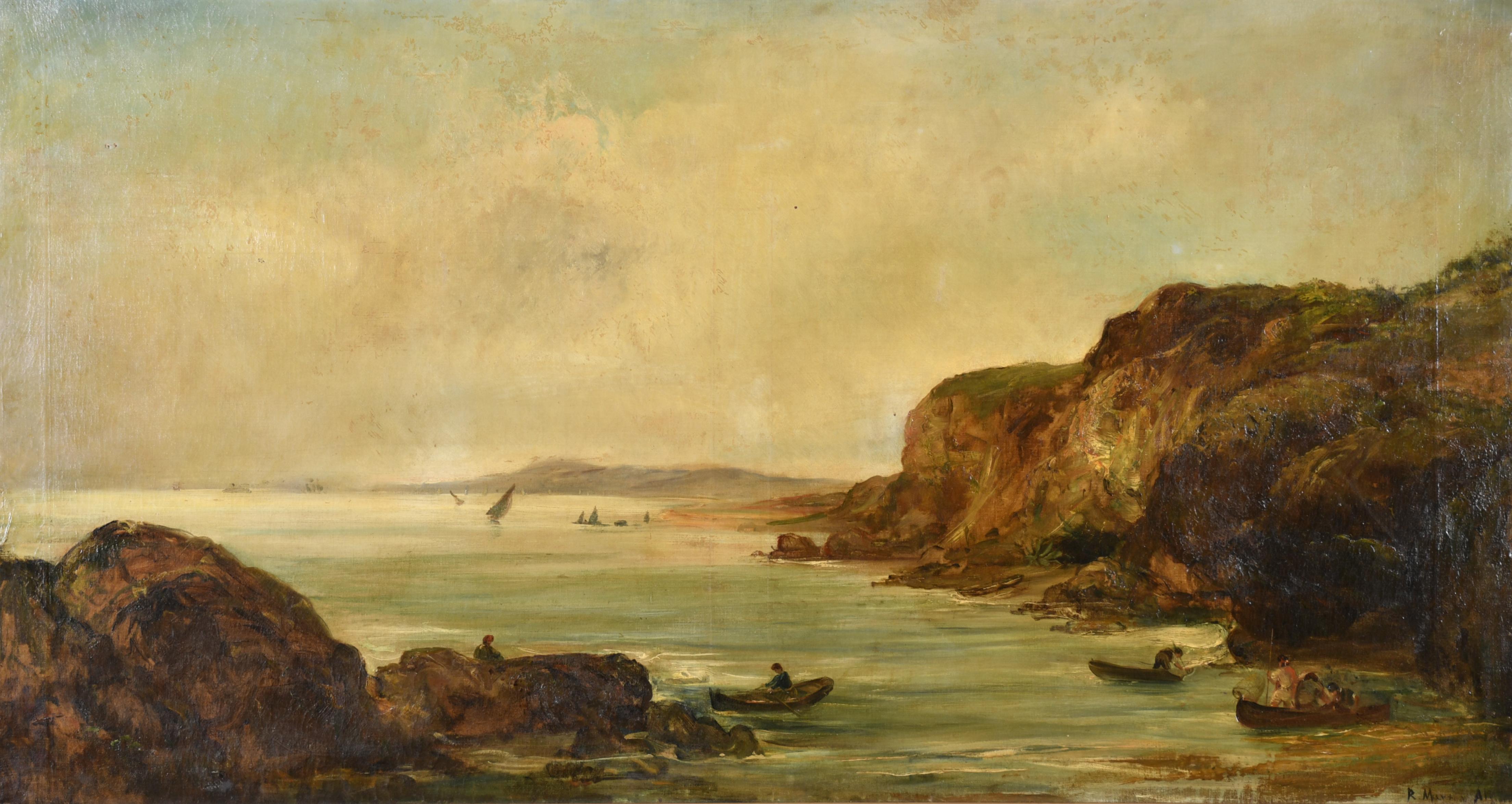 RAMÓN MARTÍ ALSINA (1826-1894). "Marina". 