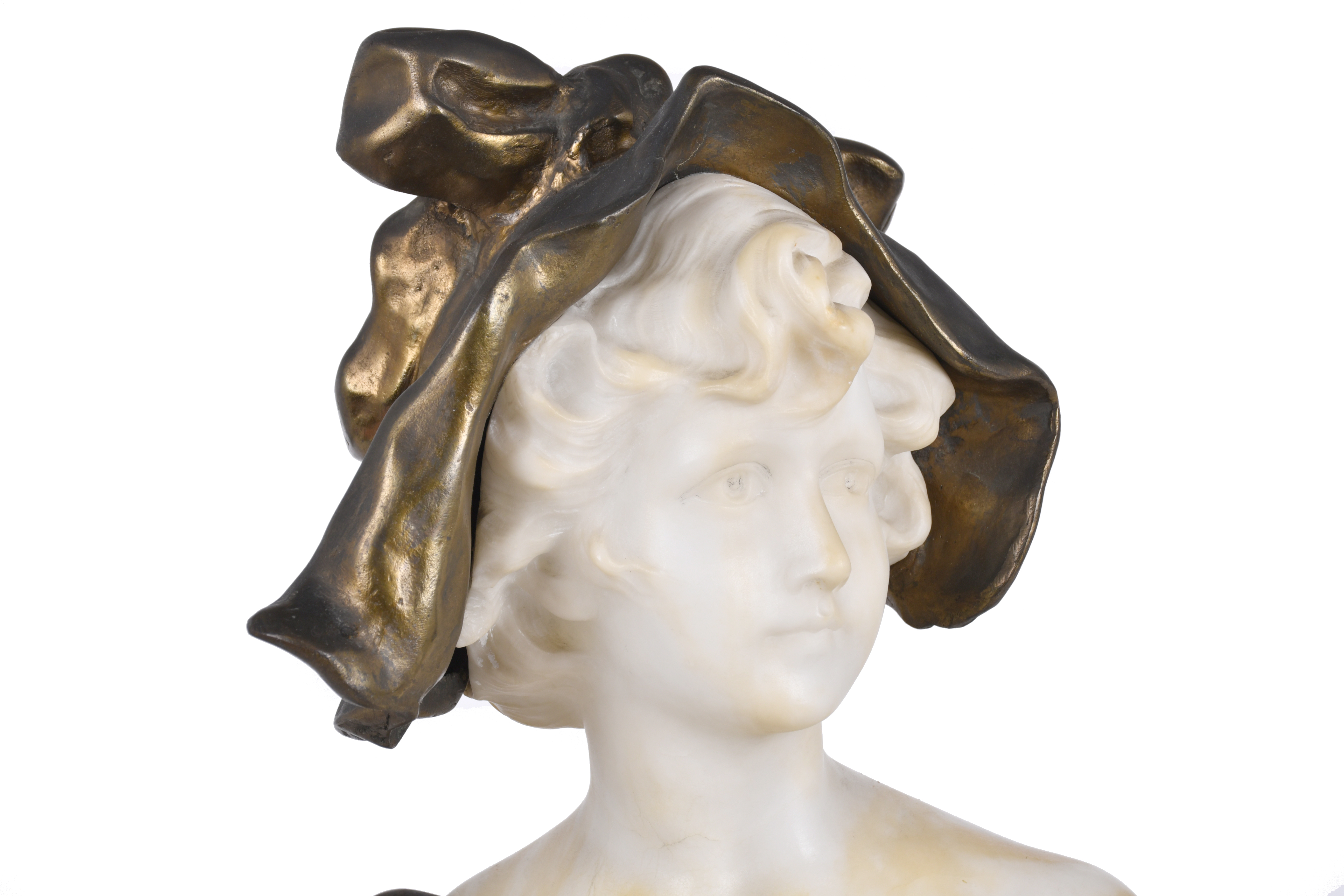 ESCUELA FRANCESA, PPS. SIGLO XX.  Busto "Joven".