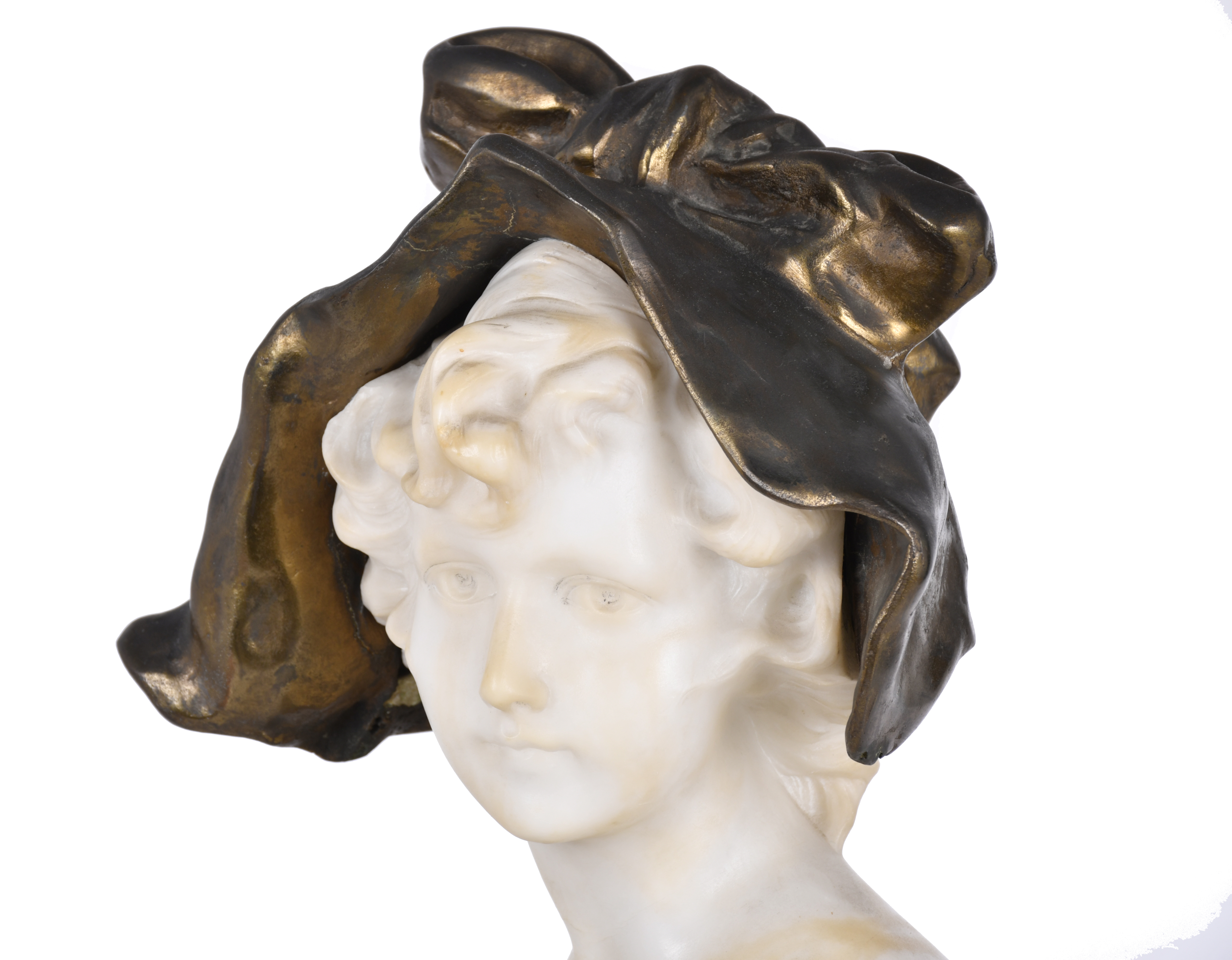ESCUELA FRANCESA, PPS. SIGLO XX.  Busto "Joven".