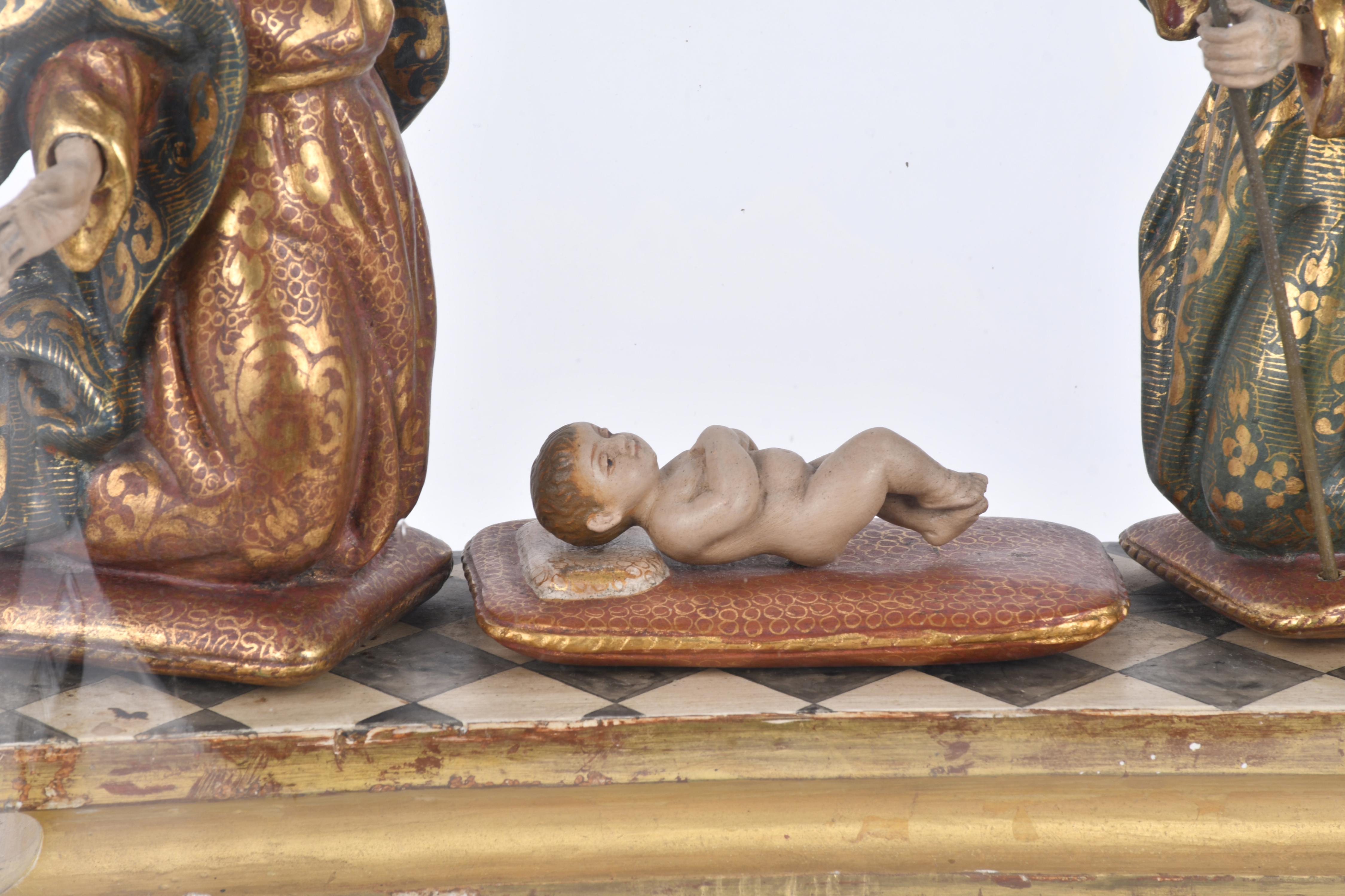 ESCUELA ESPAÑOLA, SIGLO XIX. "Nacimiento".