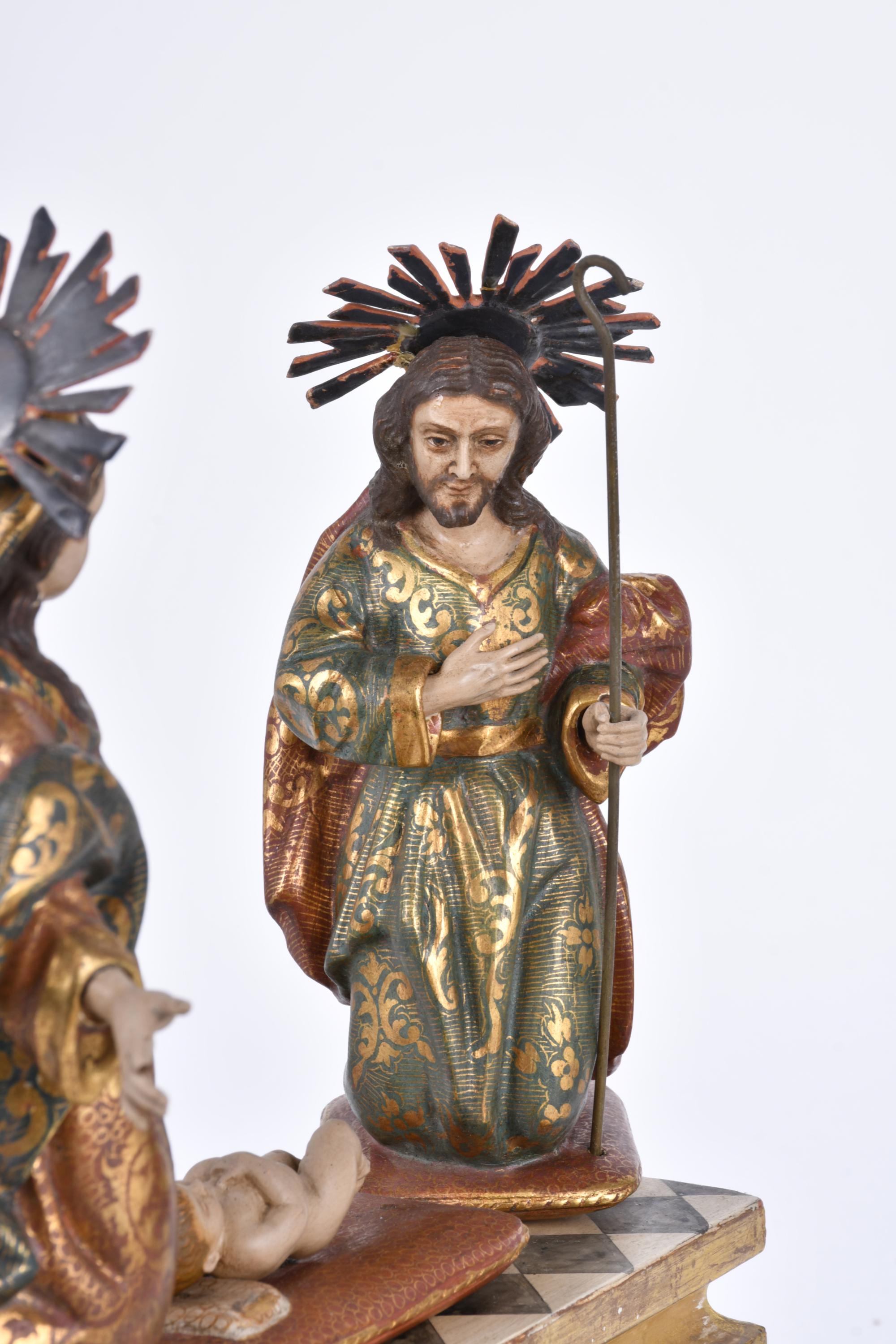 ESCUELA ESPAÑOLA, SIGLO XIX. "Nacimiento".