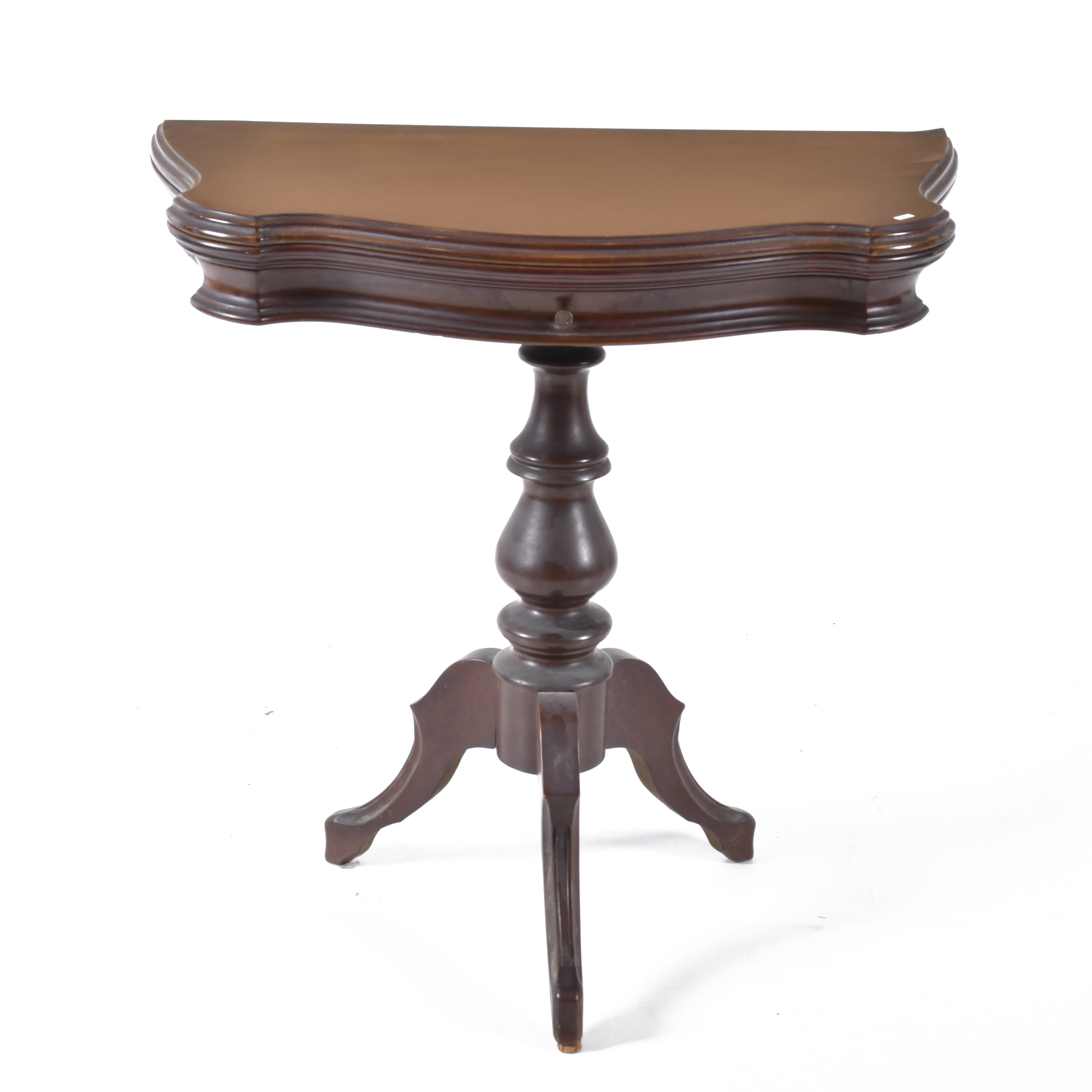 Mesa de juego desplegable italiana, circa 1960.