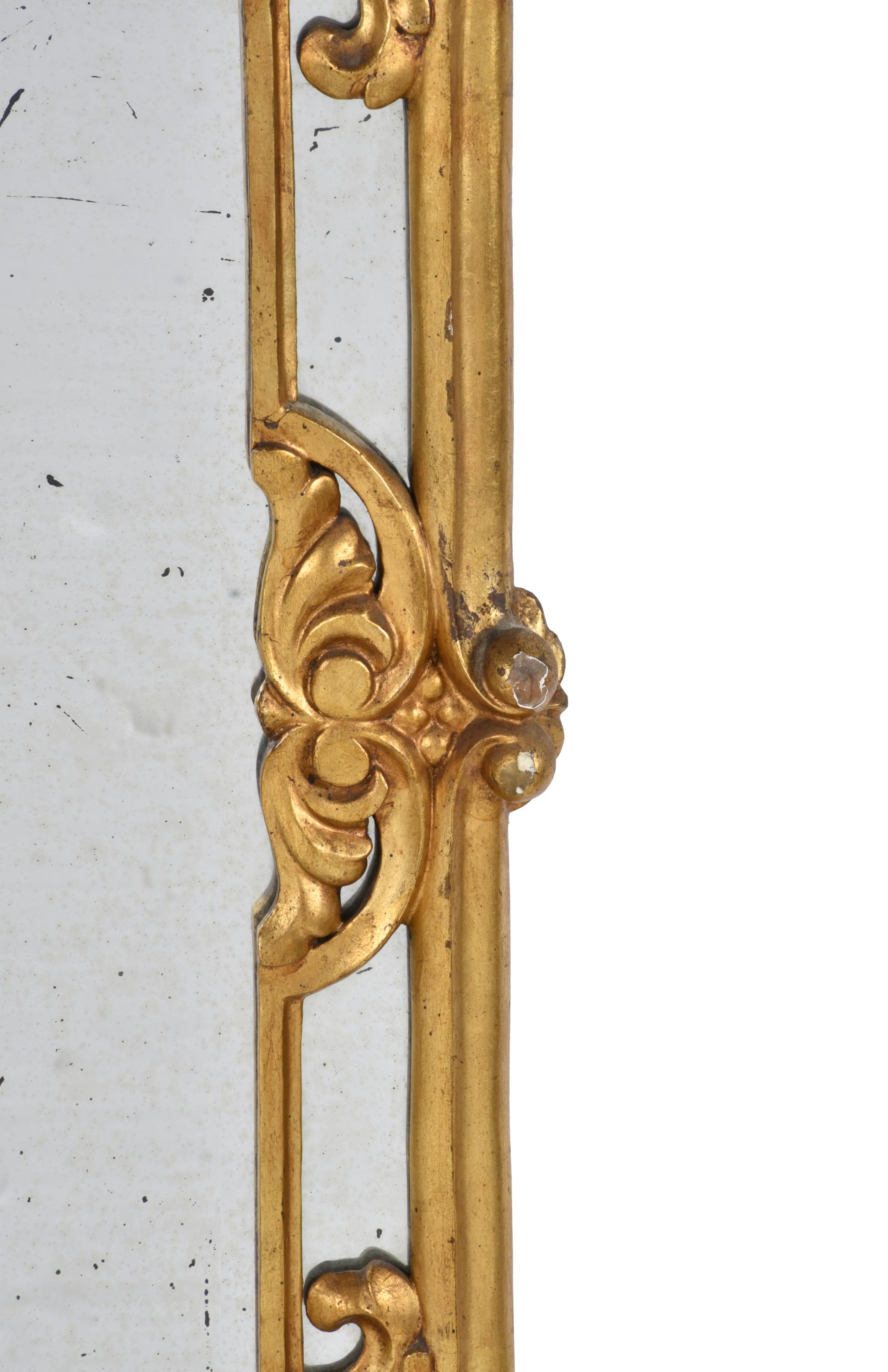 Espejo de pared estilo Napoleón III, primera mitad siglo XX