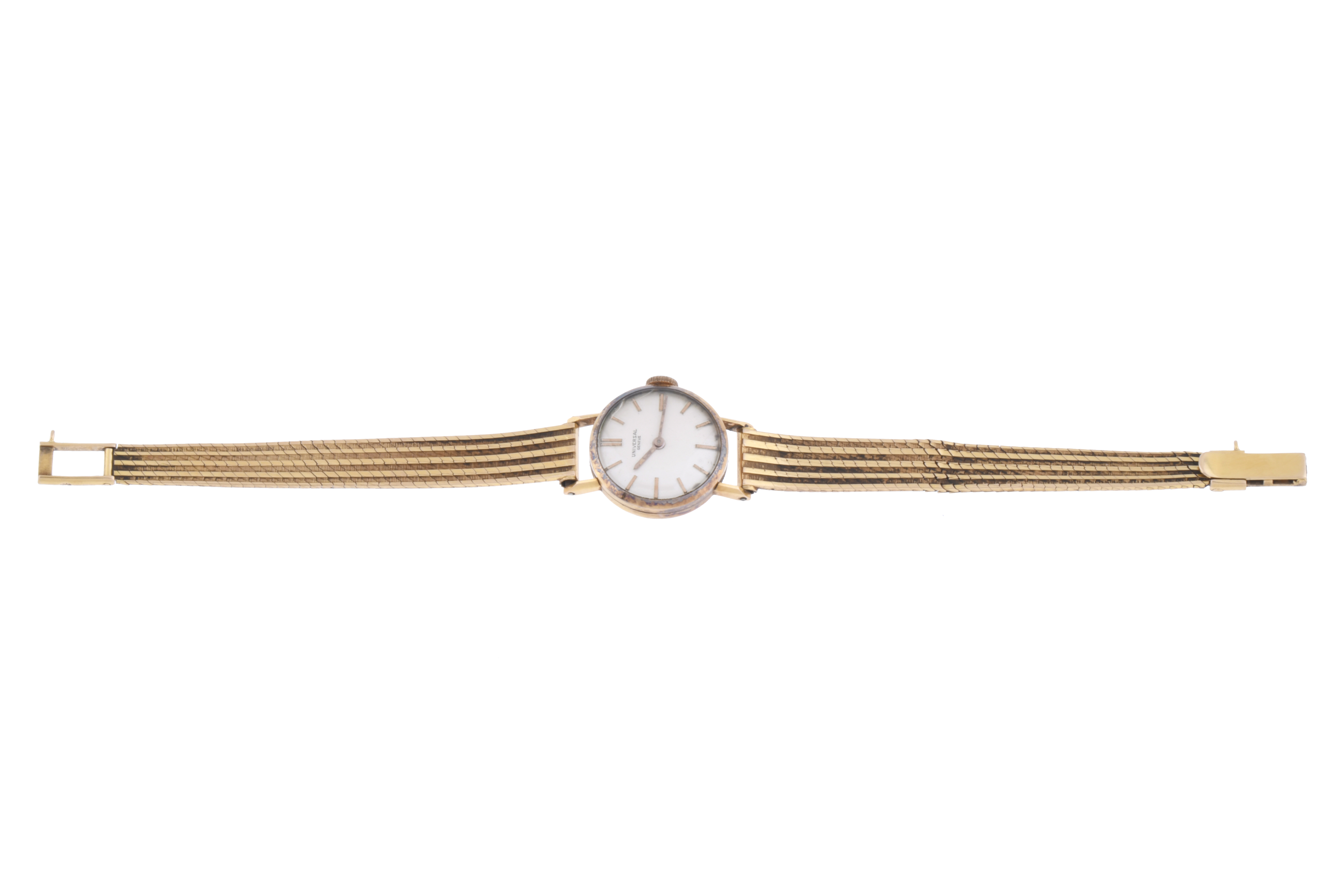 UNIVERSAL GENEVE. Reloj-joya de pulsera, circa 1960.