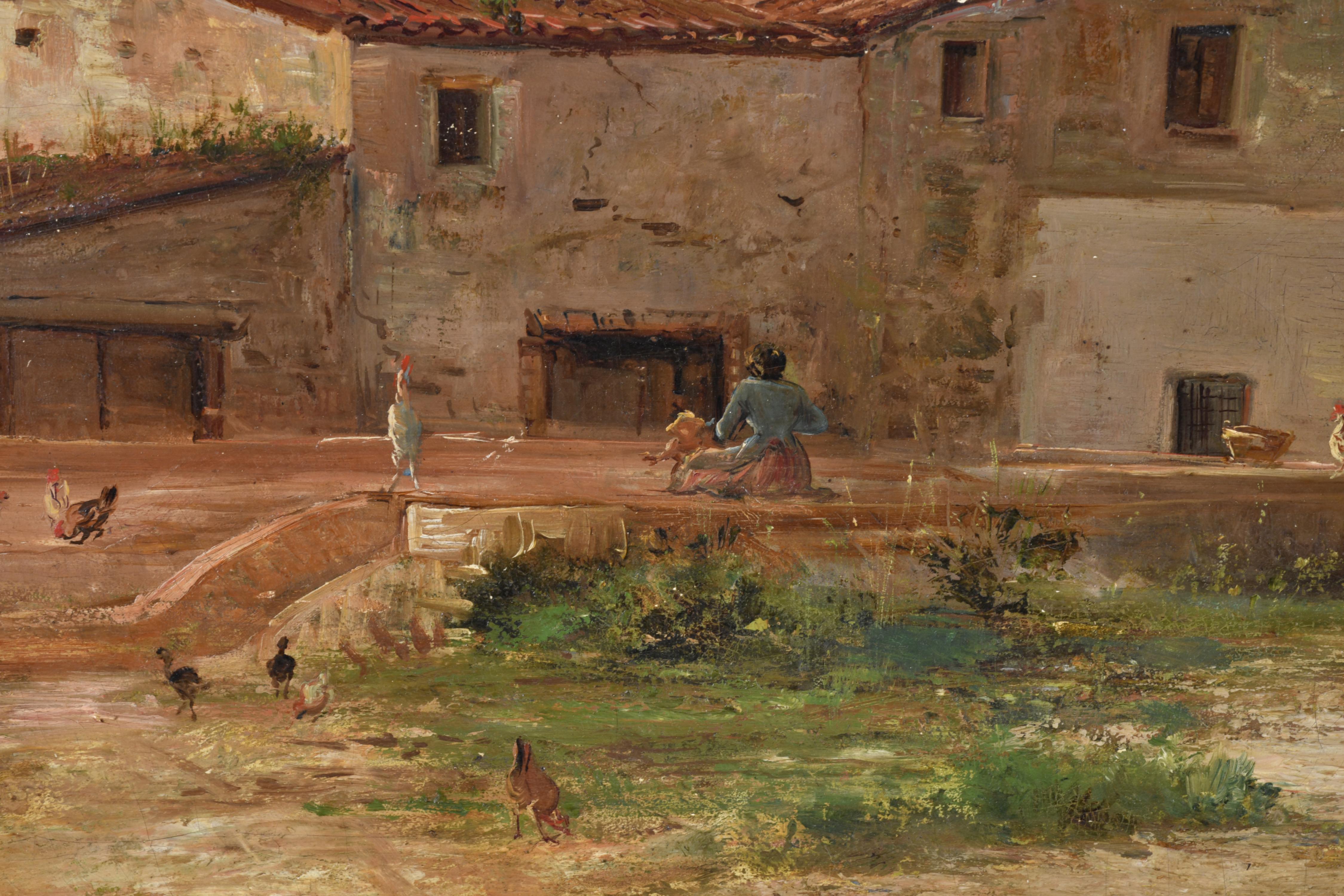 RICARD MARTI AGUILO (1868-1936) "Masía".