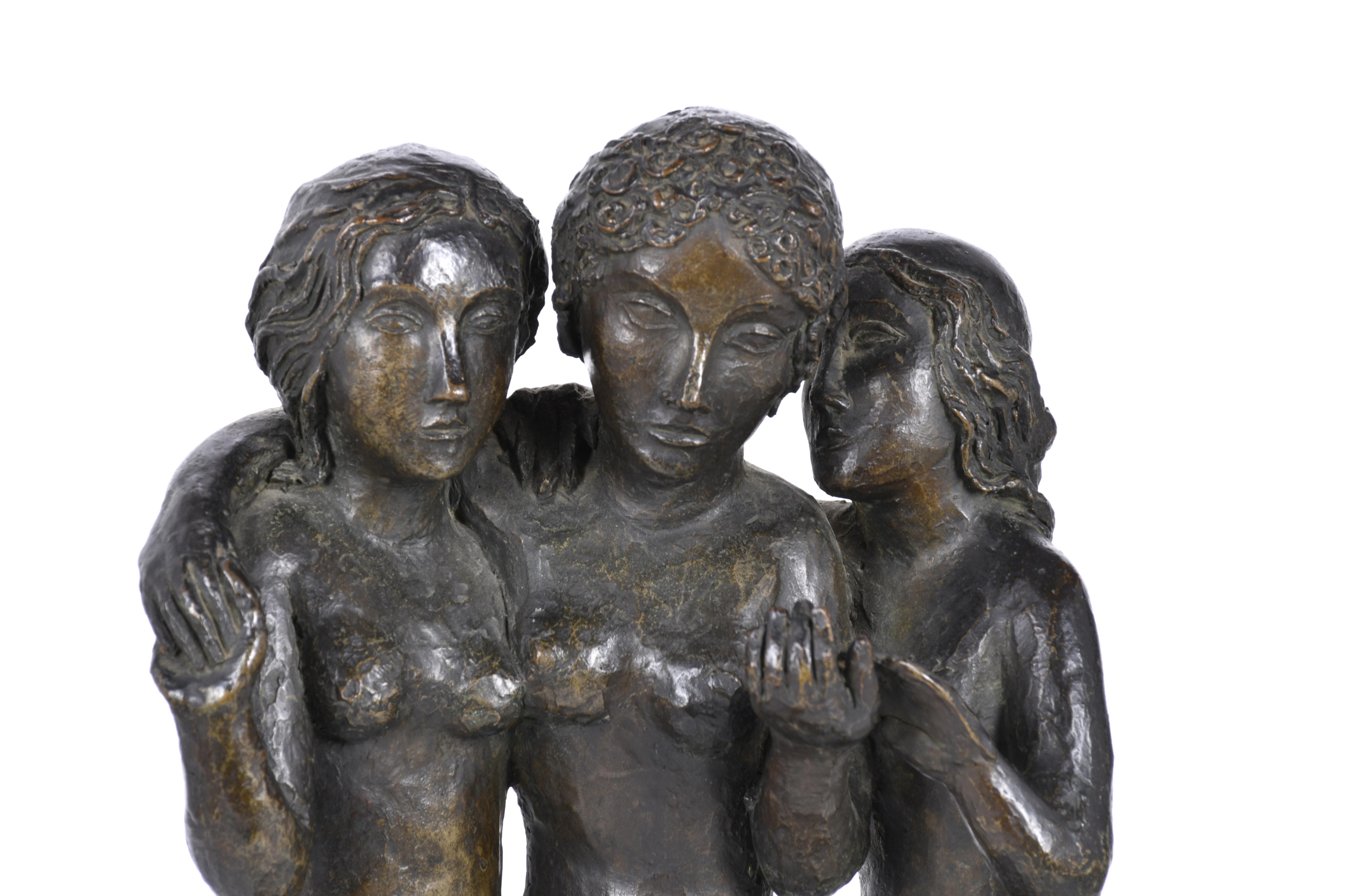 APEL·LES FENOSA (1899-1988).  “Las Tres Gracias”, pieza úni