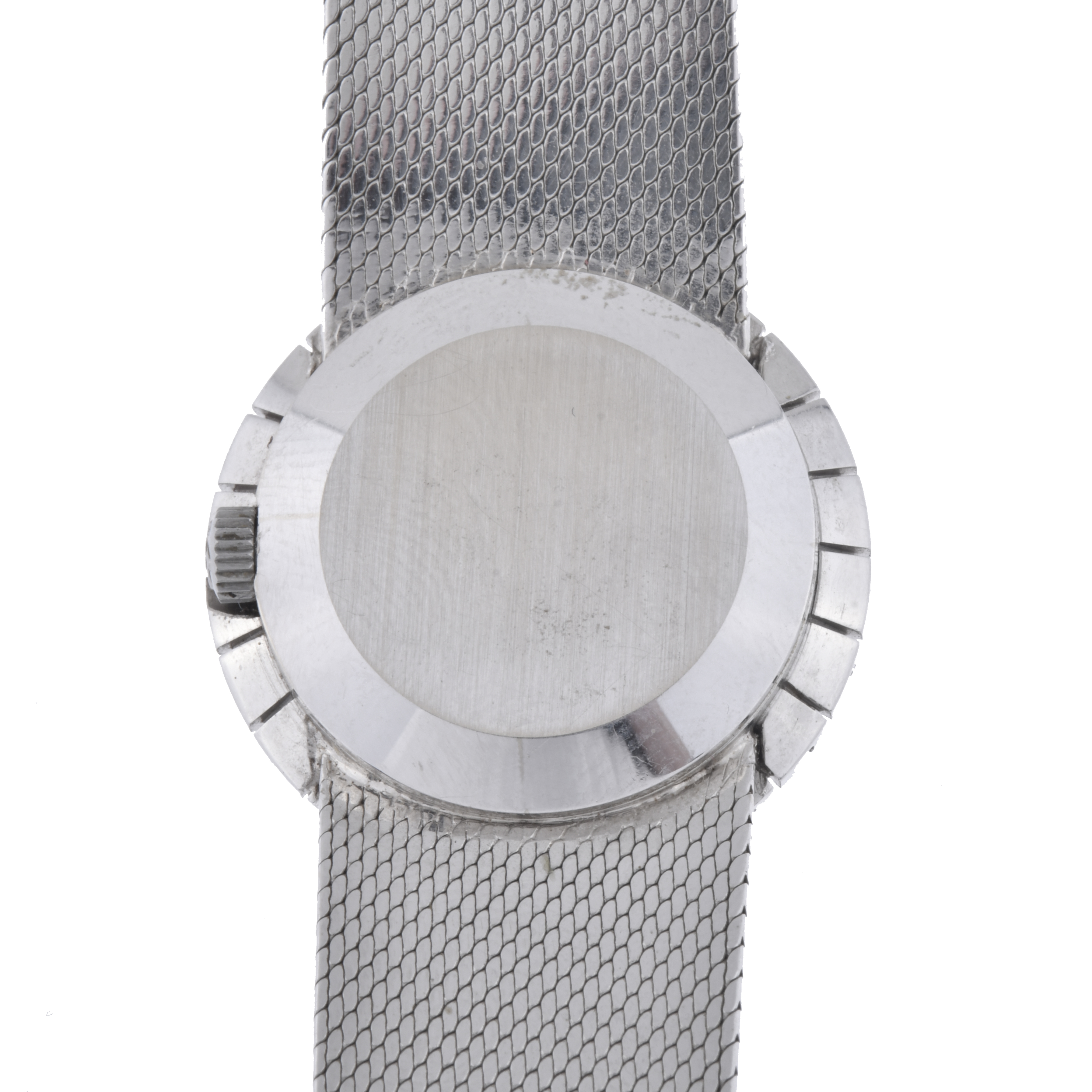 OMEGA, reloj-joya de pulsera con bisel con diamantes. Años 